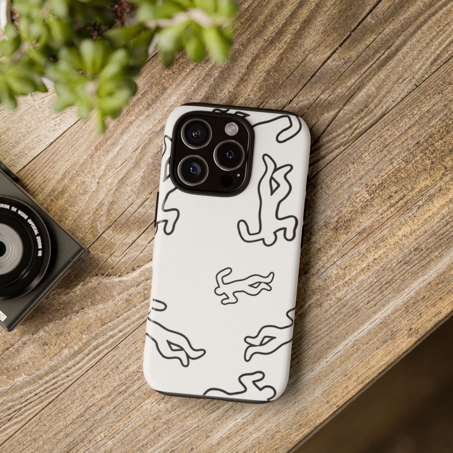 Chalk outline scene  Tough case Protectors, Trendy Cell Phone Cover, Unique Gift for Him or Her, Modern Art Accessory, Fun Design for All [...]