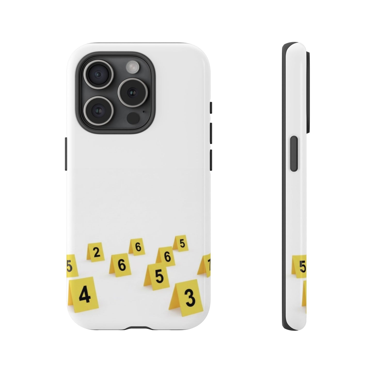 Scene marker Phone Case, Tough Protective Cover, Unique Gift for Detectives, Police Officers, Halloween, Funny Gift