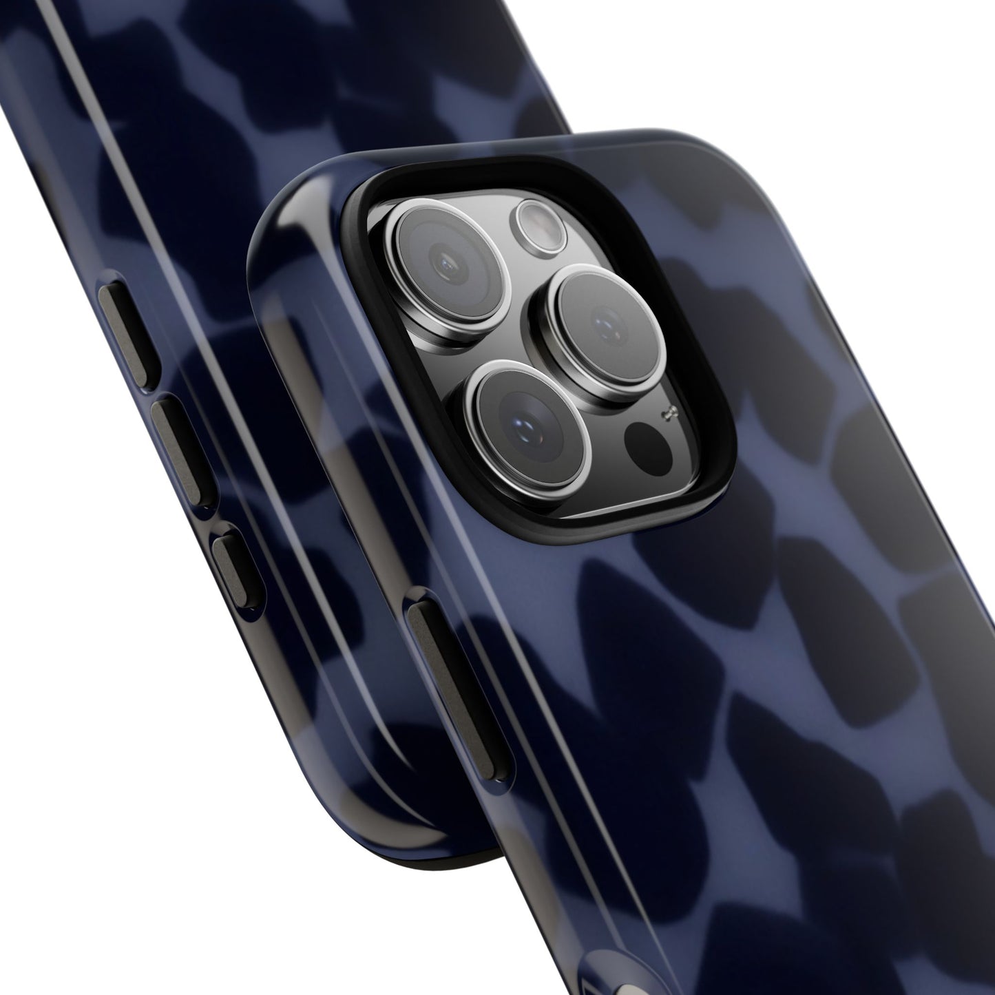 Jumbo Tortoise shell Navy Tuff Phone Case, Tough Cases with Sleek Modern Design for Protection, Gift for Tech Enthusiasts, Perfect for Any Occasion