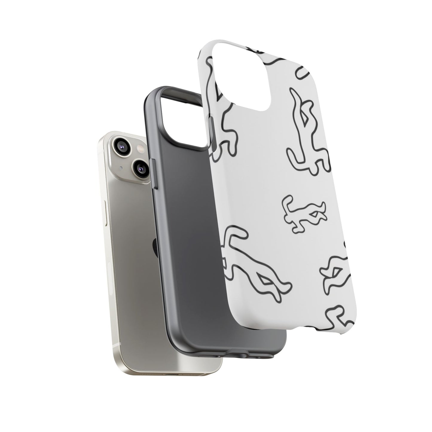 Chalk outline scene  Tough case Protectors, Trendy Cell Phone Cover, Unique Gift for Him or Her, Modern Art Accessory, Fun Design for All [...]