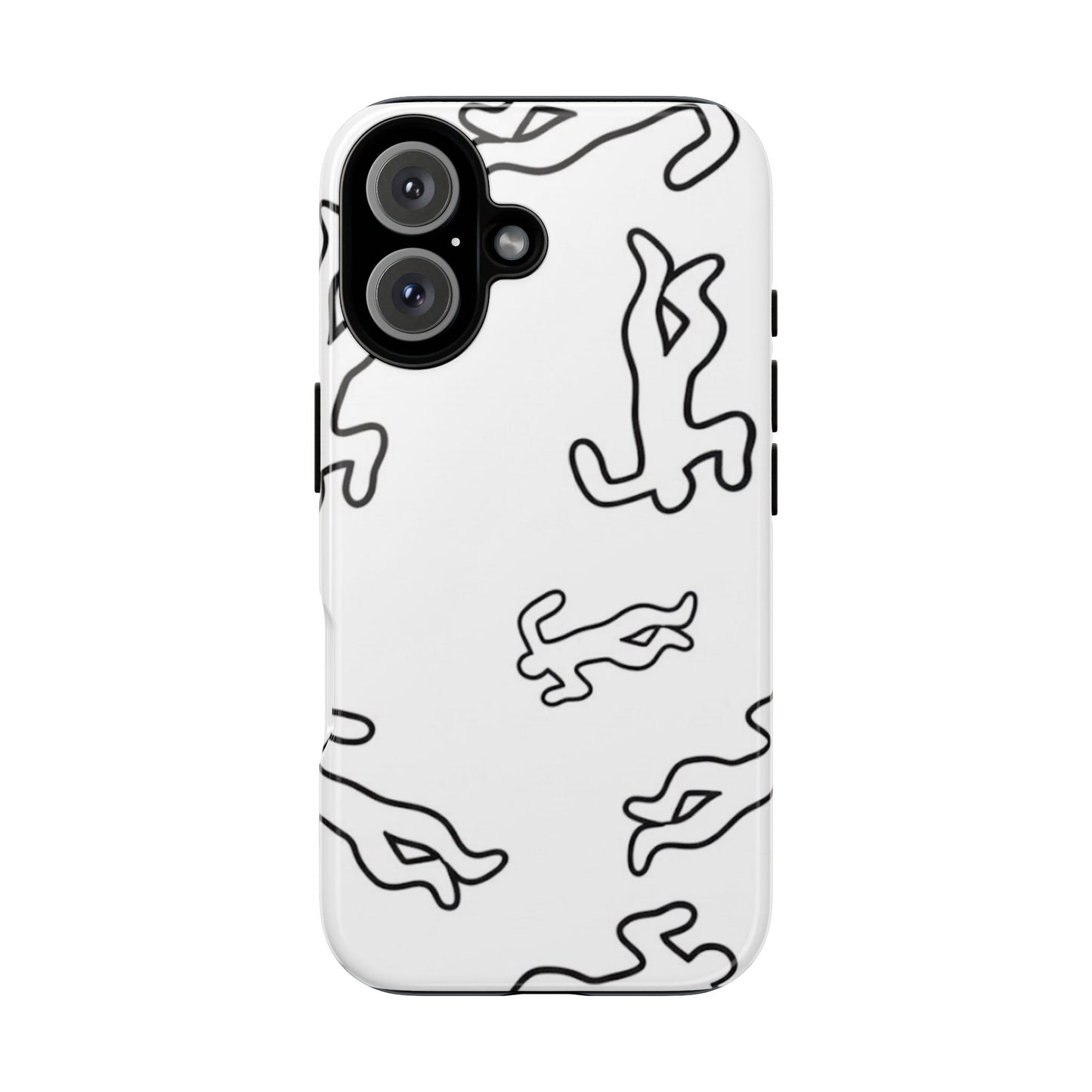 Chalk outline scene  Tough case Protectors, Trendy Cell Phone Cover, Unique Gift for Him or Her, Modern Art Accessory, Fun Design for All [...]