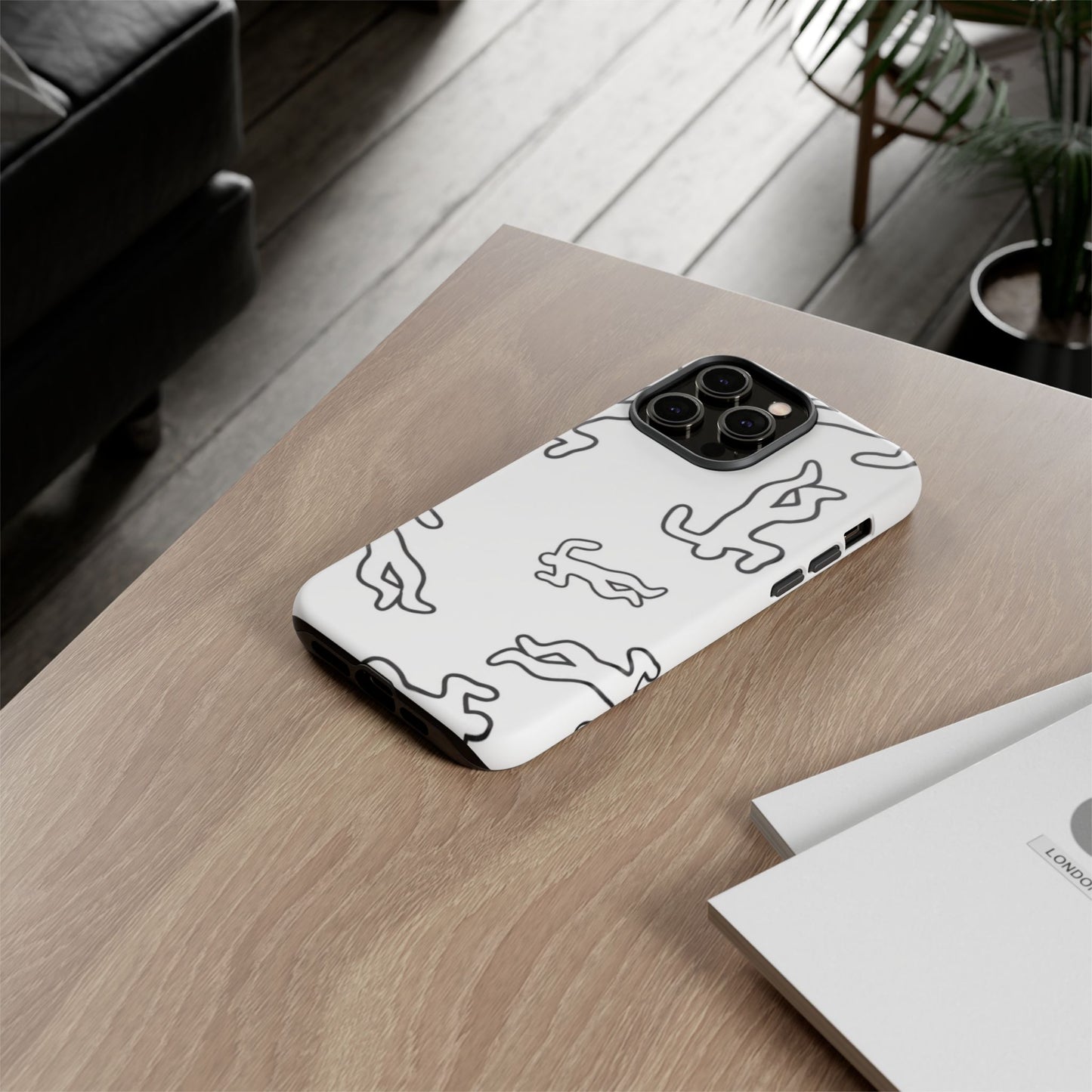 Chalk outline scene  Tough case Protectors, Trendy Cell Phone Cover, Unique Gift for Him or Her, Modern Art Accessory, Fun Design for All [...]