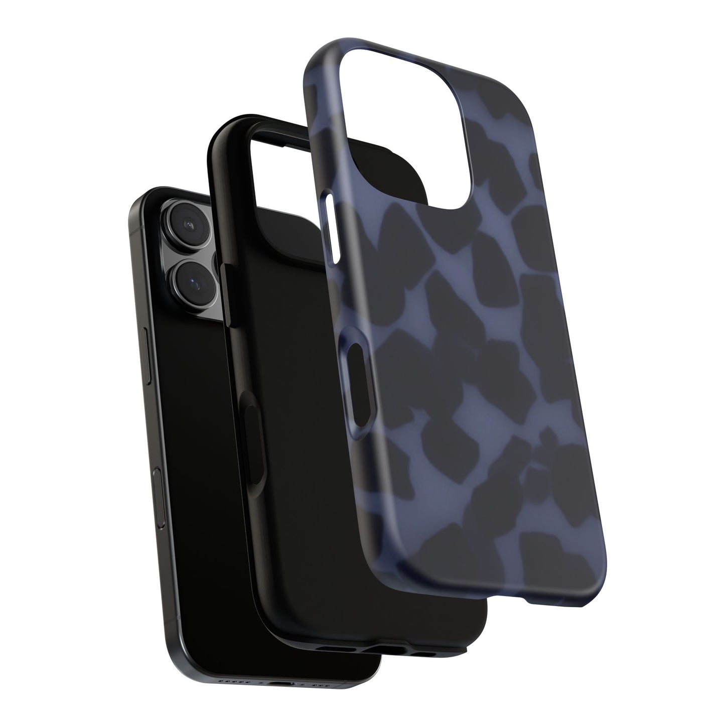 Jumbo Tortoise shell Navy Tuff Phone Case, Tough Cases with Sleek Modern Design for Protection, Gift for Tech Enthusiasts, Perfect for Any Occasion