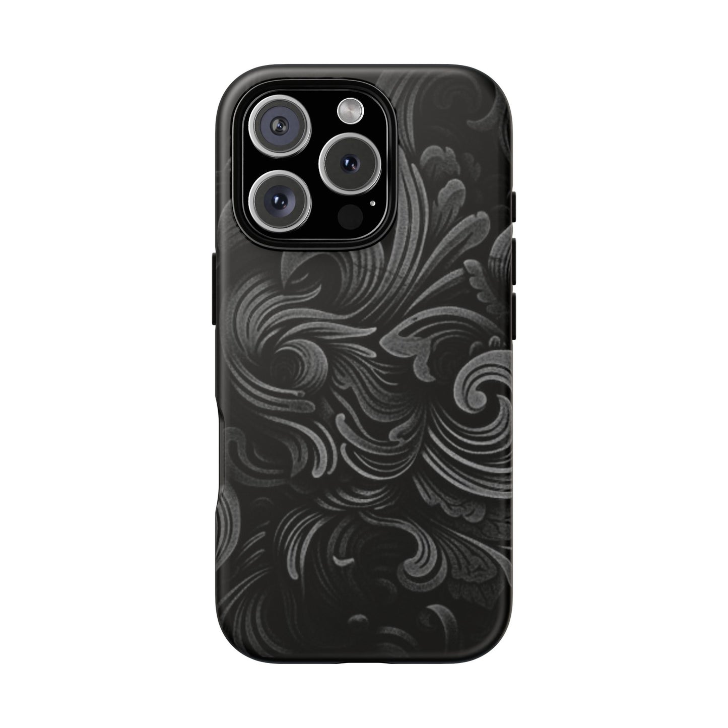 Black fortune Phone Case, Tough Cases, Stylish Phone Cover, Unique Gift for Her, Phone Protection, Floral Design Case