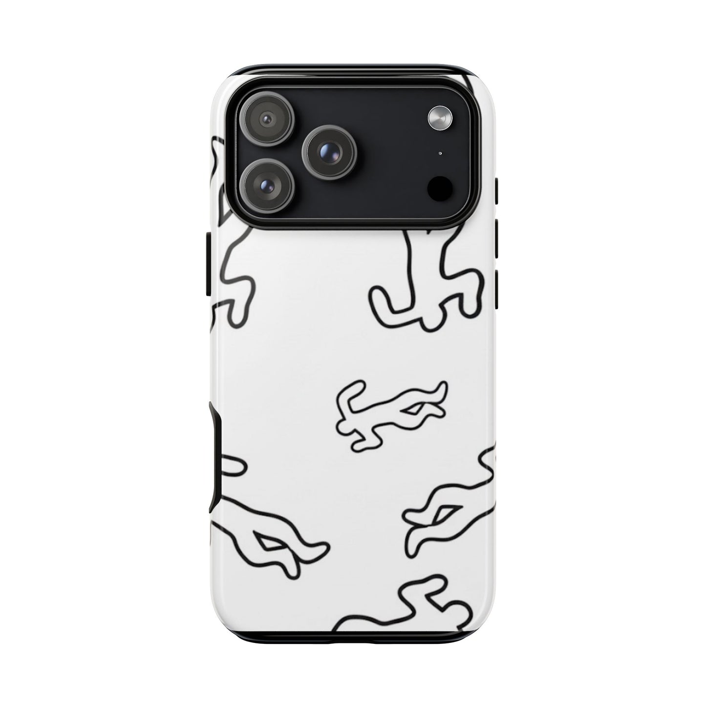 Chalk outline scene  Tough case Protectors, Trendy Cell Phone Cover, Unique Gift for Him or Her, Modern Art Accessory, Fun Design for All [...]