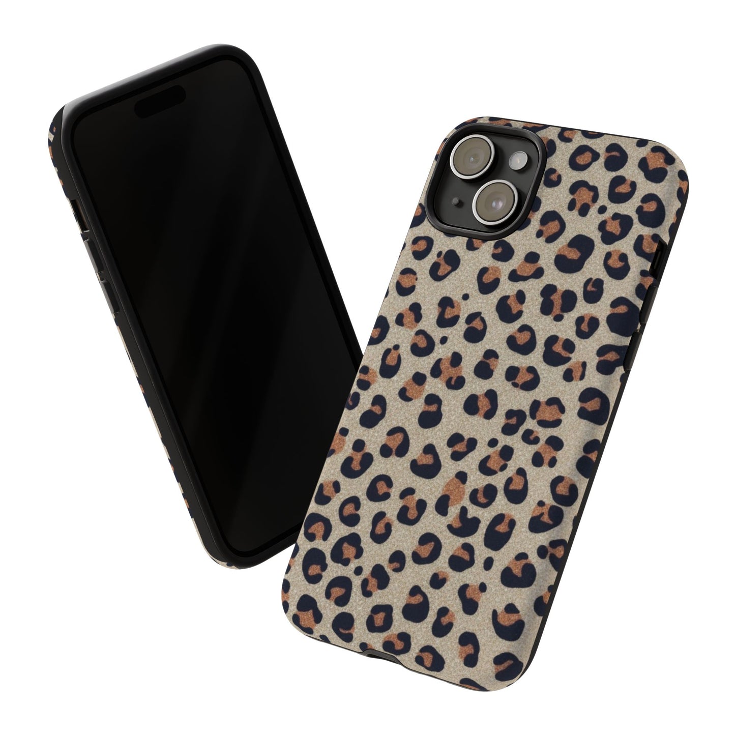 Leopard glitter Stylish Phone Case - Tough Cases with Chic Leopard Print Design, Animal Print Case, Trendy Cell Cover, Gifts for Her, Fashionable Tech [...]