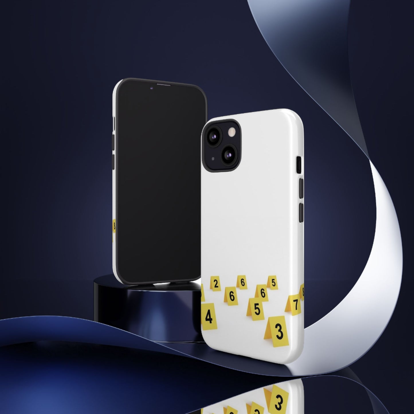 Scene marker Phone Case, Tough Protective Cover, Unique Gift for Detectives, Police Officers, Halloween, Funny Gift
