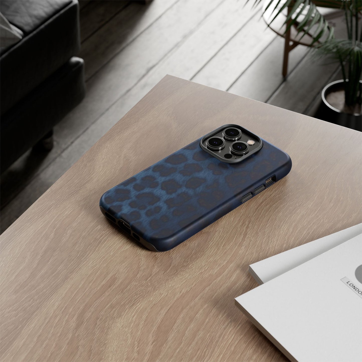 Blue Leopard print Stylish Phone Case with Leopard Print, Trendy Phone Cover for Fashion Lovers, Cute Gifts for Animal Print Fans, Durable Cell Phone [...]