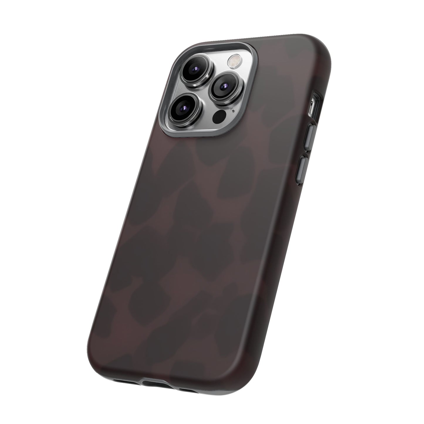 Maroon Jumbo Tortoise shell Stylish Phone Cases, Durable Phone Cover, Cheetah Print Case, Trendy Mobile Accessories, Unique Gift Ideas