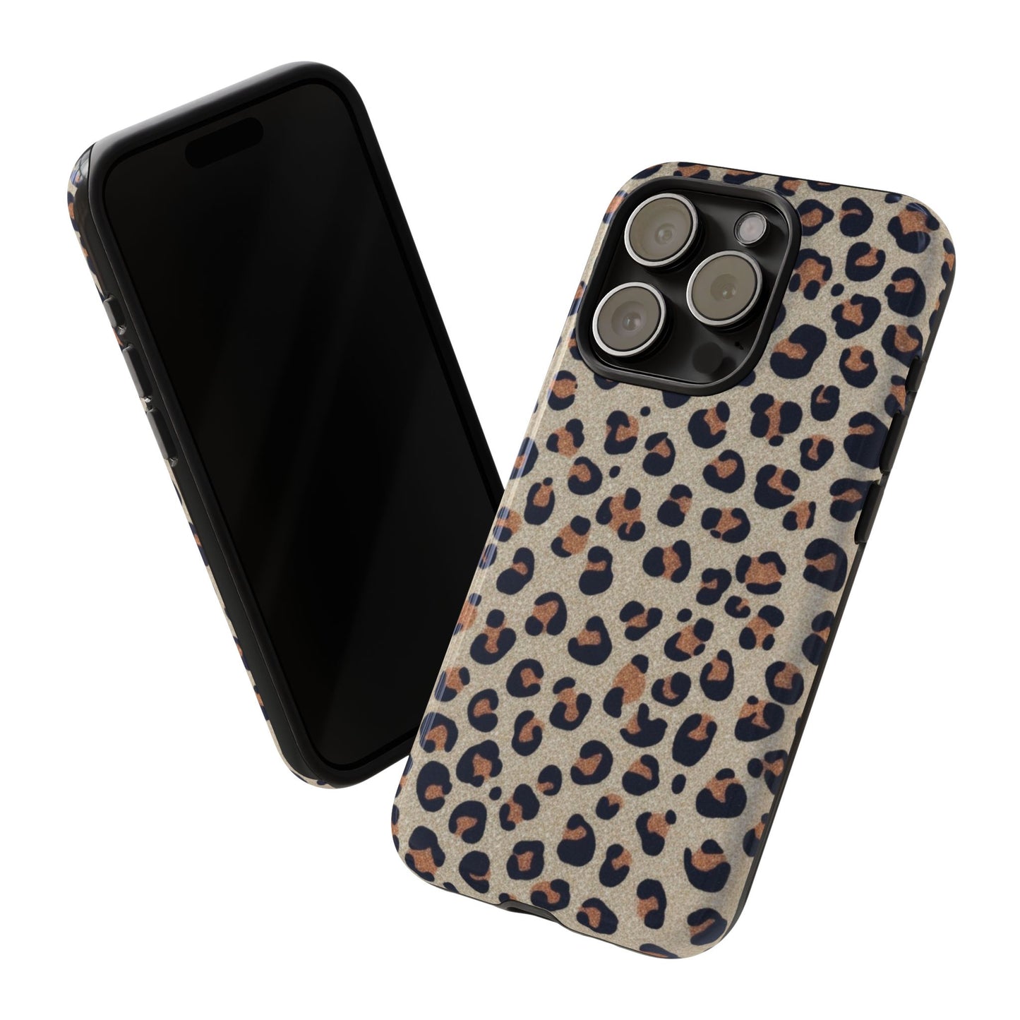 Leopard glitter Stylish Phone Case - Tough Cases with Chic Leopard Print Design, Animal Print Case, Trendy Cell Cover, Gifts for Her, Fashionable Tech [...]