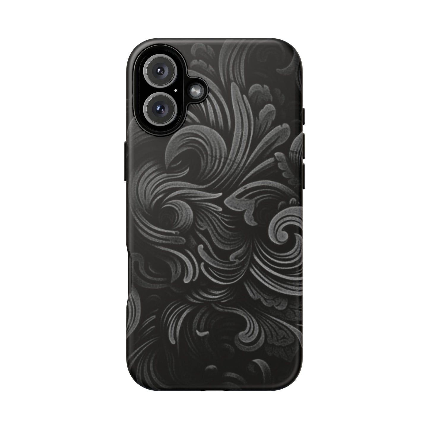 Black fortune Phone Case, Tough Cases, Stylish Phone Cover, Unique Gift for Her, Phone Protection, Floral Design Case