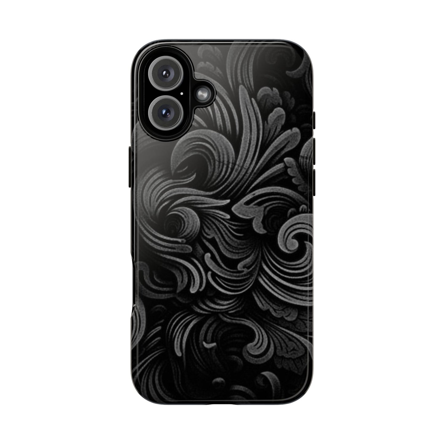 Black fortune Phone Case, Tough Cases, Stylish Phone Cover, Unique Gift for Her, Phone Protection, Floral Design Case