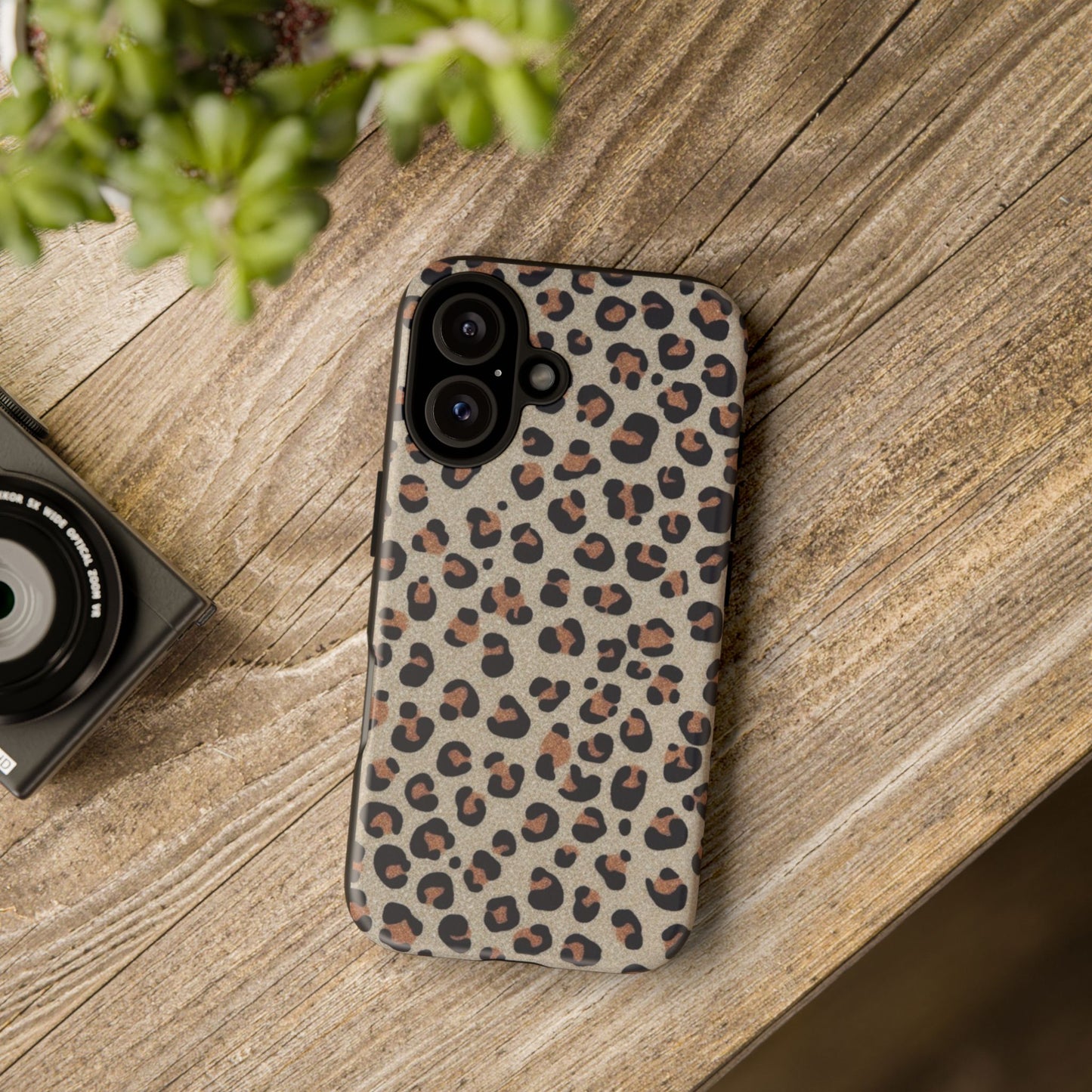 Leopard glitter Stylish Phone Case - Tough Cases with Chic Leopard Print Design, Animal Print Case, Trendy Cell Cover, Gifts for Her, Fashionable Tech [...]