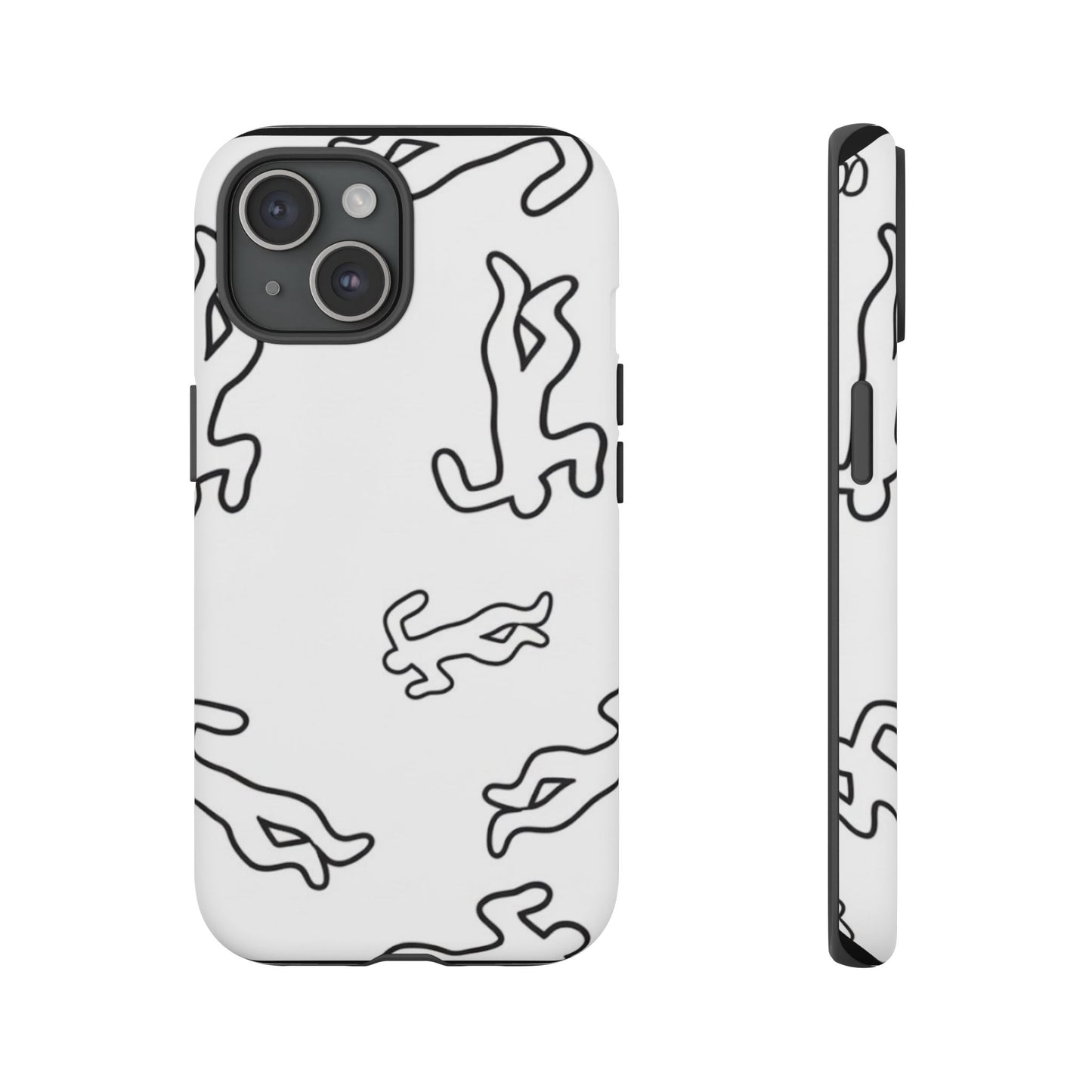 Chalk outline scene  Tough case Protectors, Trendy Cell Phone Cover, Unique Gift for Him or Her, Modern Art Accessory, Fun Design for All [...]