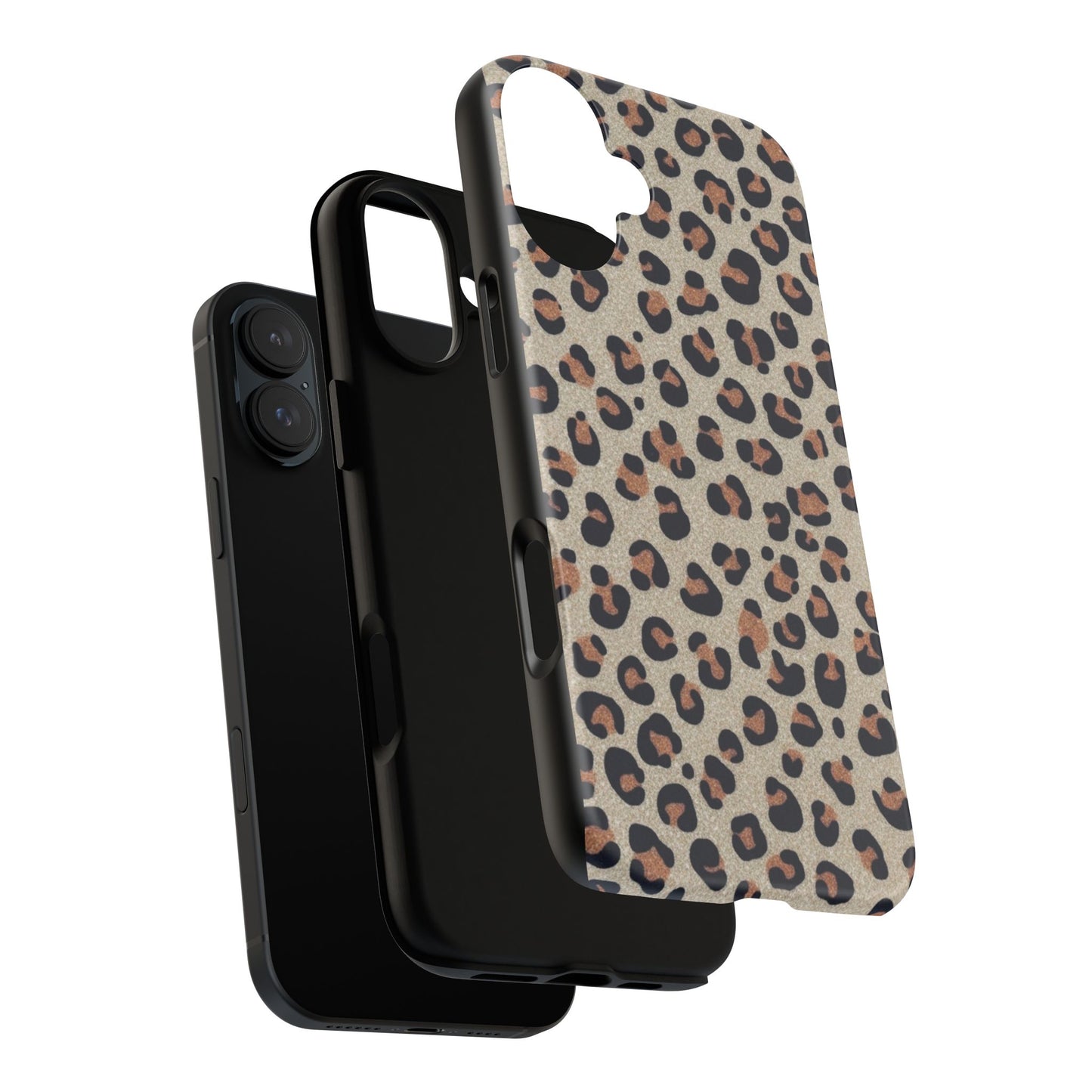Leopard glitter Stylish Phone Case - Tough Cases with Chic Leopard Print Design, Animal Print Case, Trendy Cell Cover, Gifts for Her, Fashionable Tech [...]