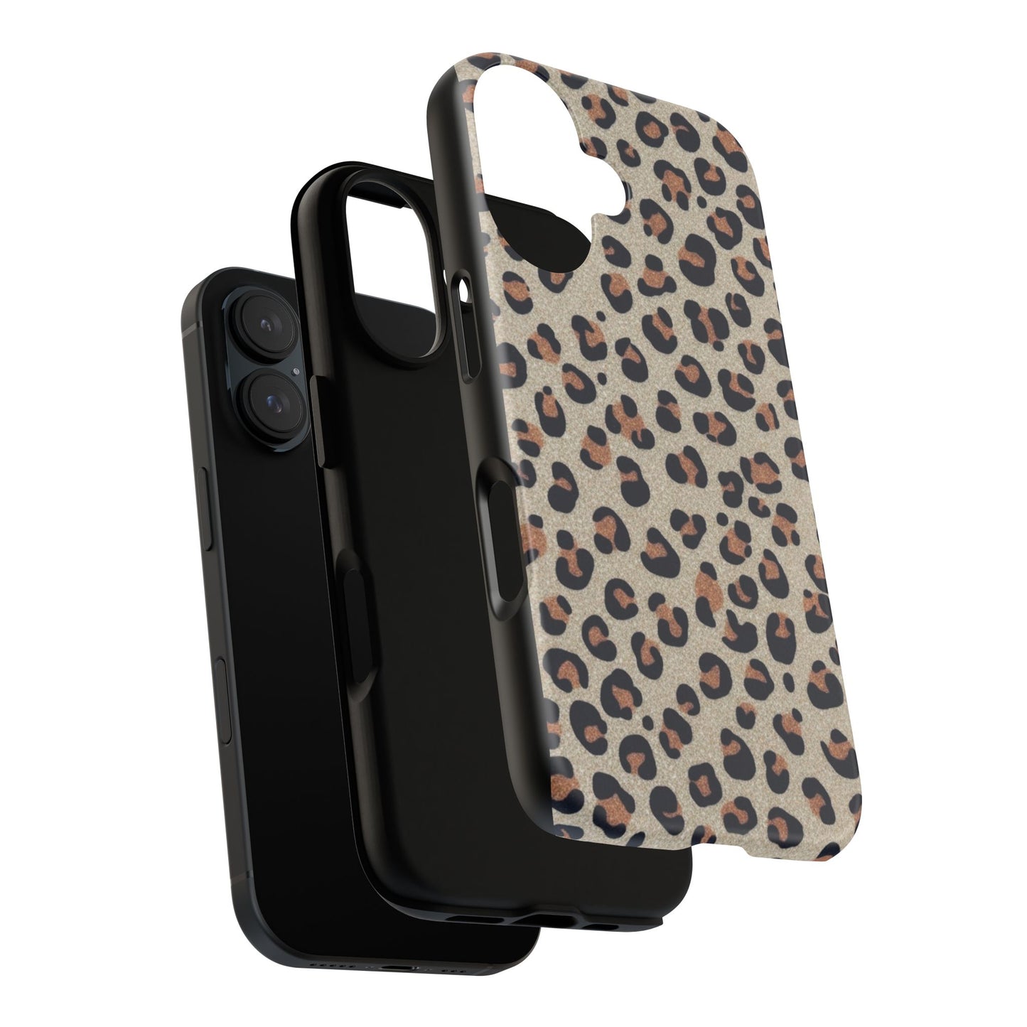 Leopard glitter Stylish Phone Case - Tough Cases with Chic Leopard Print Design, Animal Print Case, Trendy Cell Cover, Gifts for Her, Fashionable Tech [...]