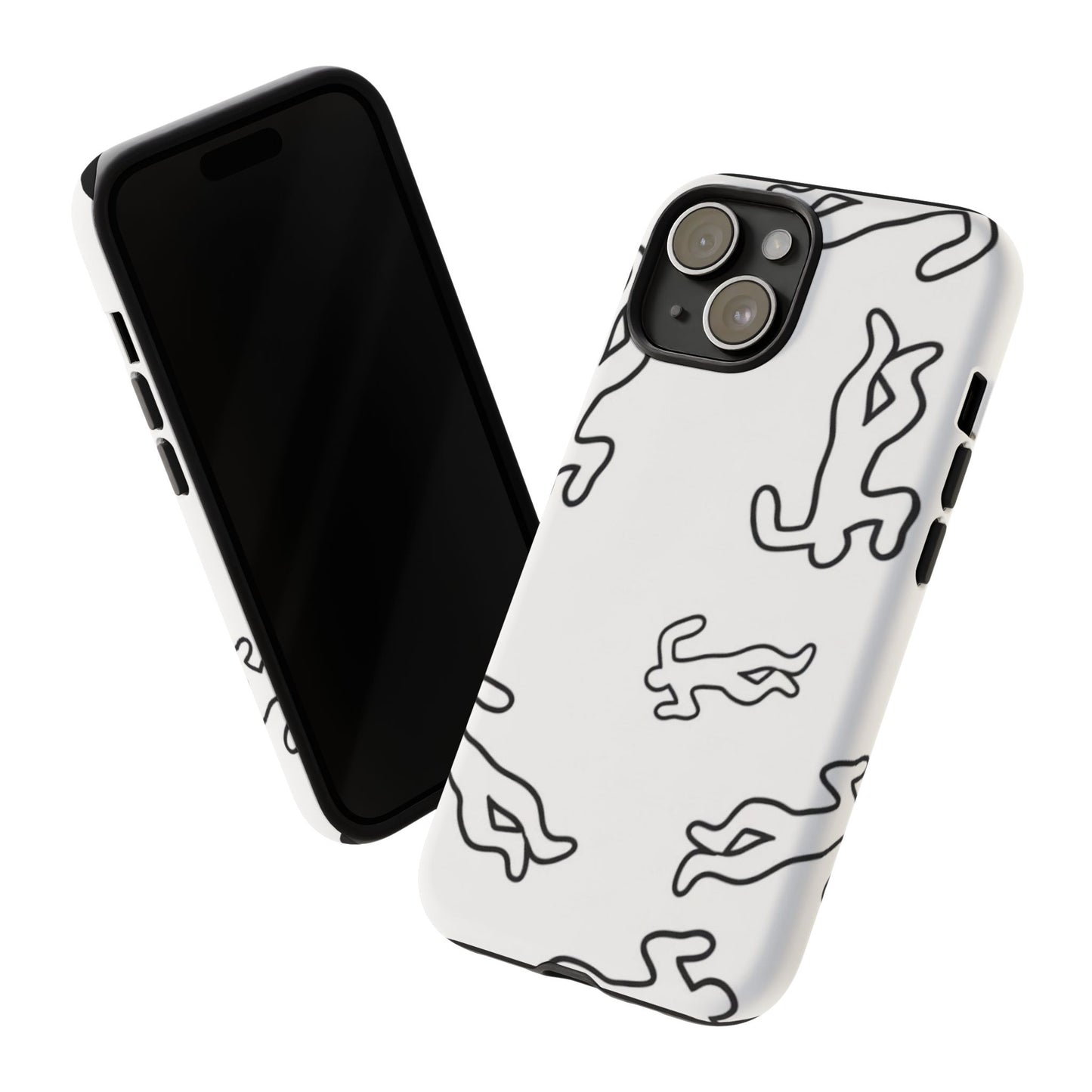 Chalk outline scene  Tough case Protectors, Trendy Cell Phone Cover, Unique Gift for Him or Her, Modern Art Accessory, Fun Design for All [...]