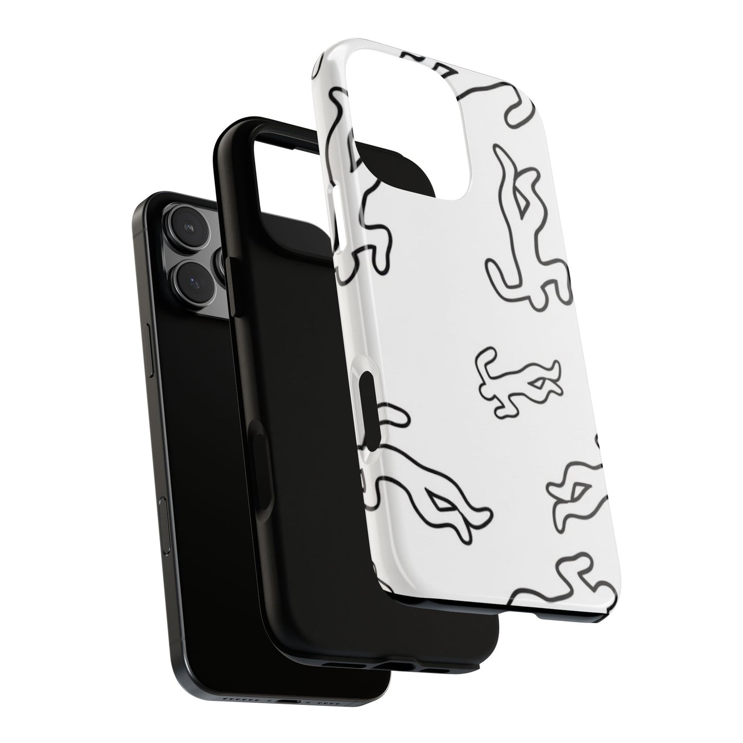 Chalk outline scene  Tough case Protectors, Trendy Cell Phone Cover, Unique Gift for Him or Her, Modern Art Accessory, Fun Design for All [...]