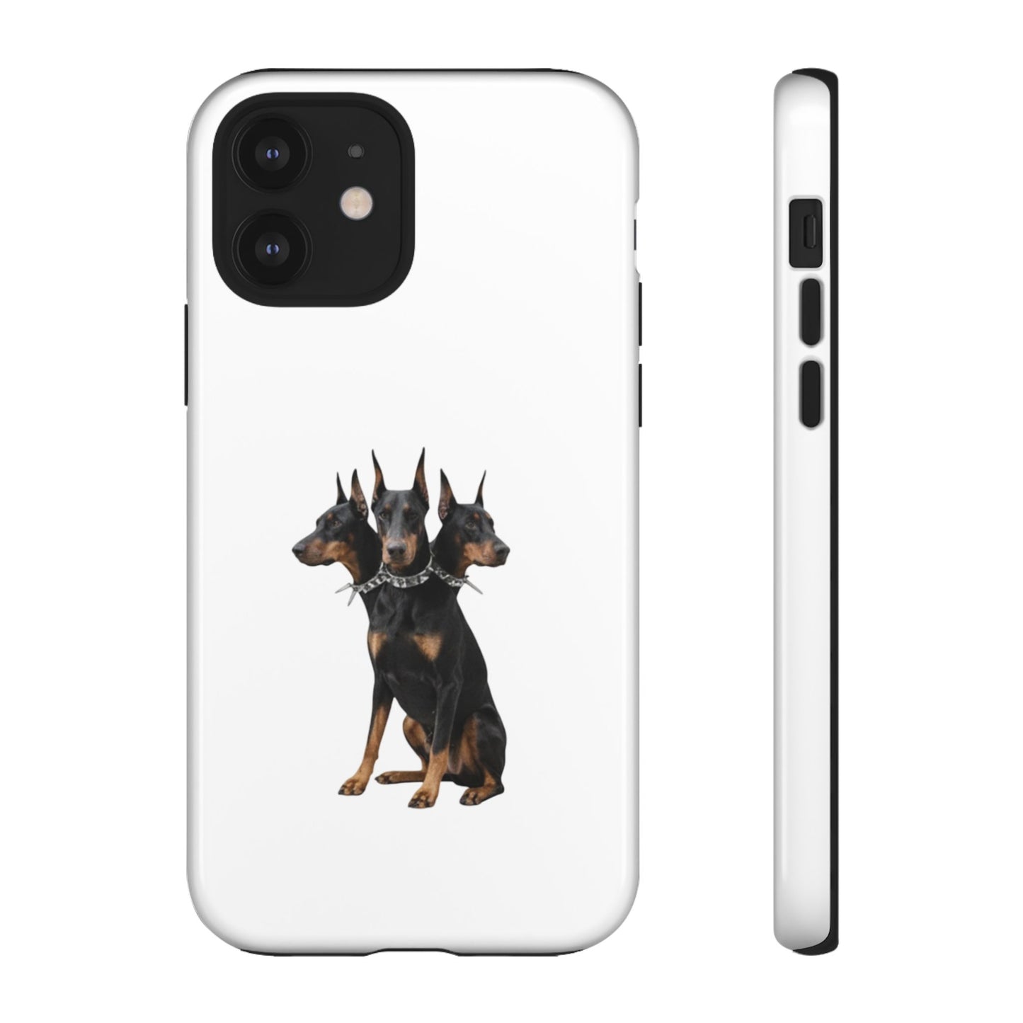 Doberman triple head tough case, Design | Perfect Gift for Dog Lovers, Pet Owners, Animal Enthusiasts, Birthdays, Christmas, Everyday Use