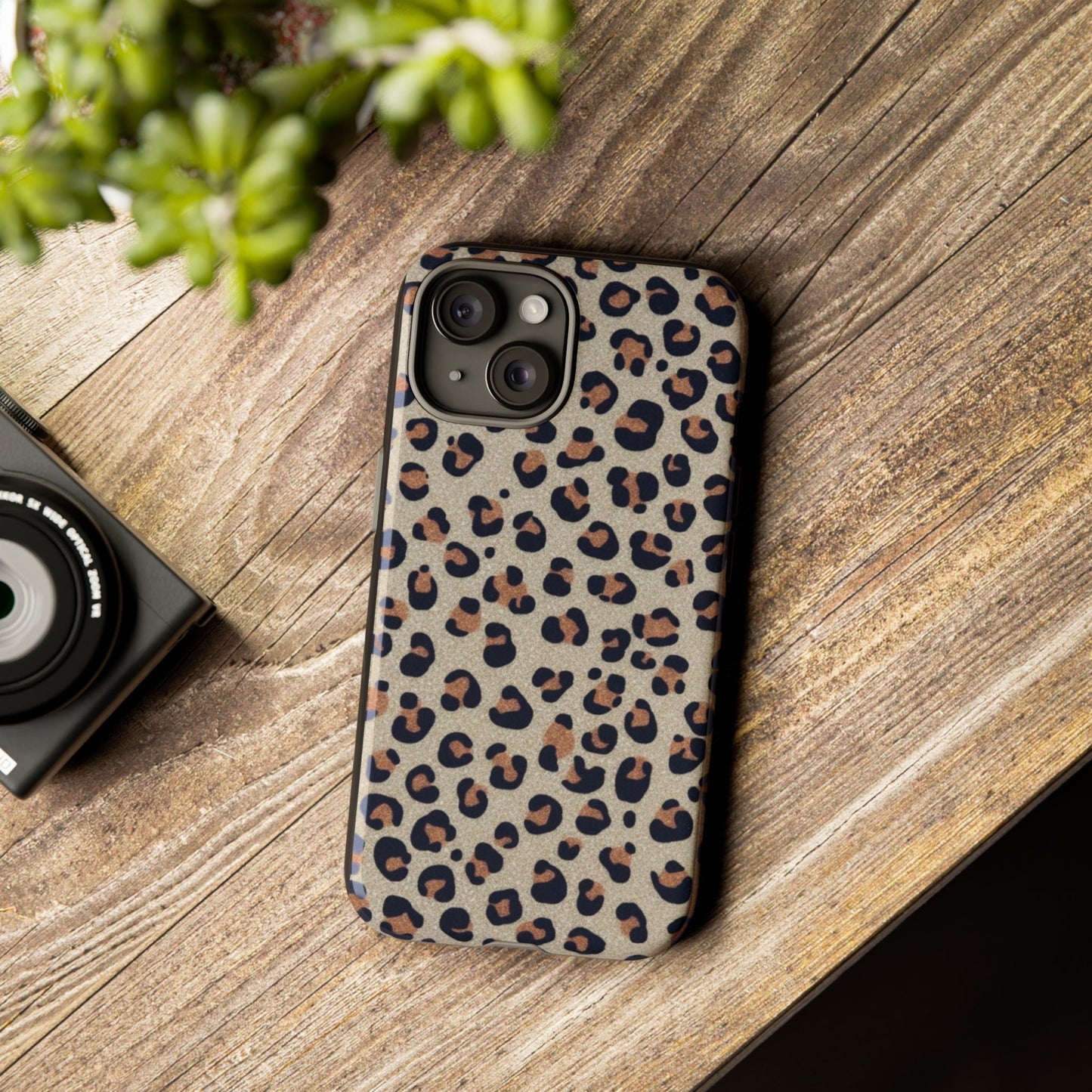 Leopard glitter Stylish Phone Case - Tough Cases with Chic Leopard Print Design, Animal Print Case, Trendy Cell Cover, Gifts for Her, Fashionable Tech [...]