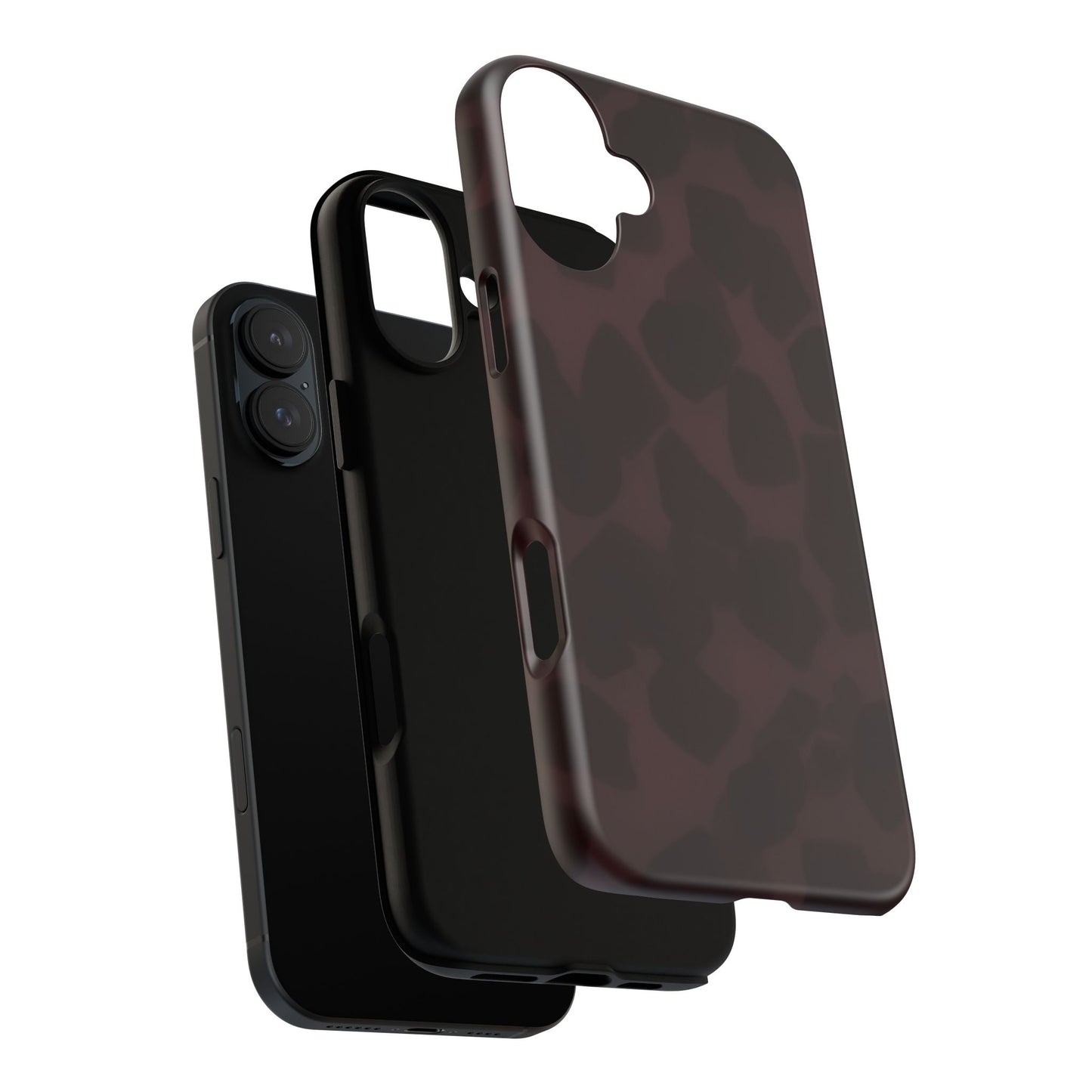 Maroon Jumbo Tortoise shell Stylish Phone Cases, Durable Phone Cover, Cheetah Print Case, Trendy Mobile Accessories, Unique Gift Ideas