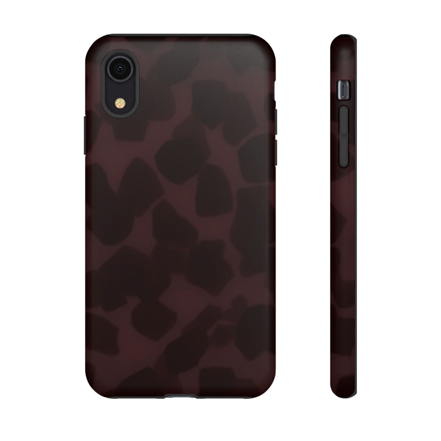 Maroon Jumbo Tortoise shell Stylish Phone Cases, Durable Phone Cover, Cheetah Print Case, Trendy Mobile Accessories, Unique Gift Ideas