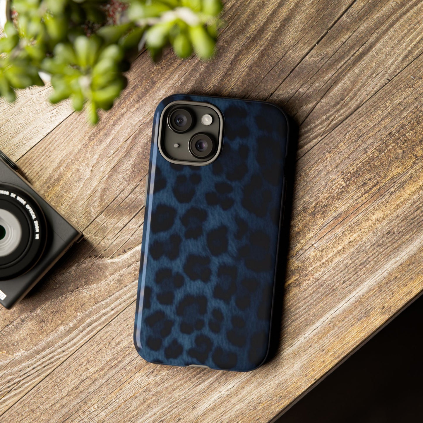 Blue Leopard print Stylish Phone Case with Leopard Print, Trendy Phone Cover for Fashion Lovers, Cute Gifts for Animal Print Fans, Durable Cell Phone [...]