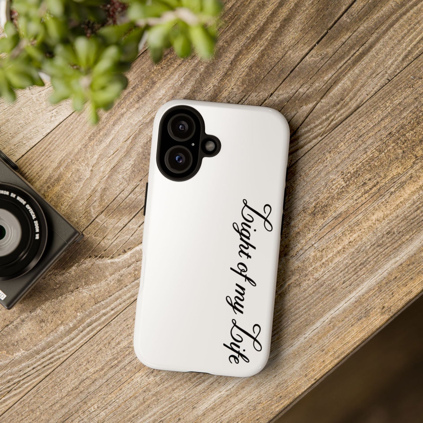Light if my life white Tough Cases, gifts for Him, her , gift iPhone phone case, thought case 2 layer case