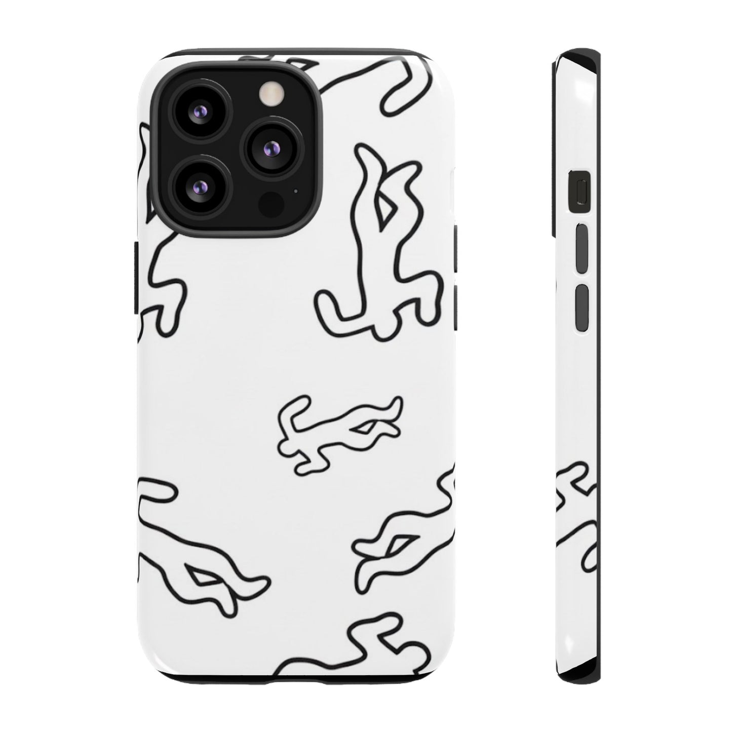 Chalk outline scene  Tough case Protectors, Trendy Cell Phone Cover, Unique Gift for Him or Her, Modern Art Accessory, Fun Design for All [...]