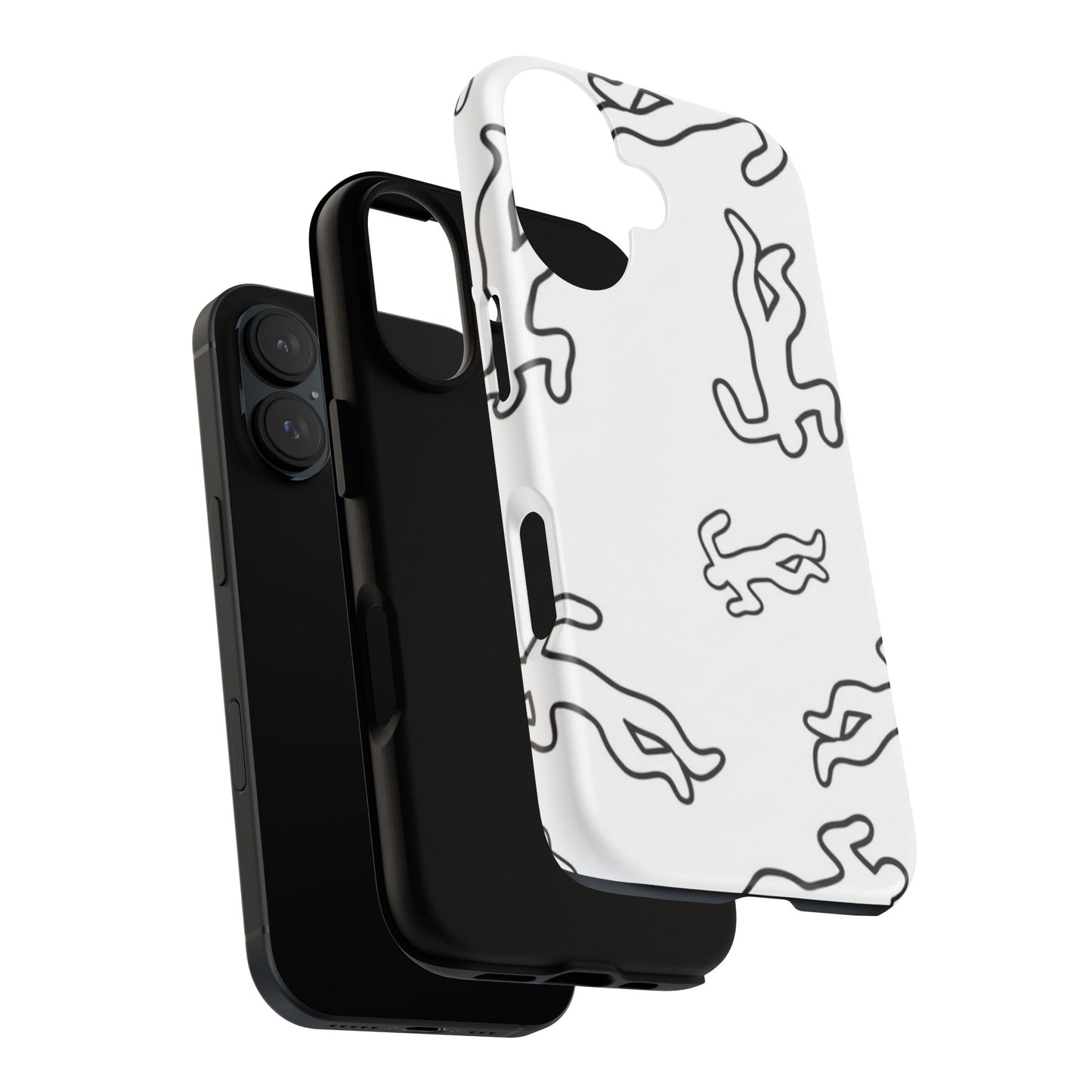 Chalk outline scene  Tough case Protectors, Trendy Cell Phone Cover, Unique Gift for Him or Her, Modern Art Accessory, Fun Design for All [...]