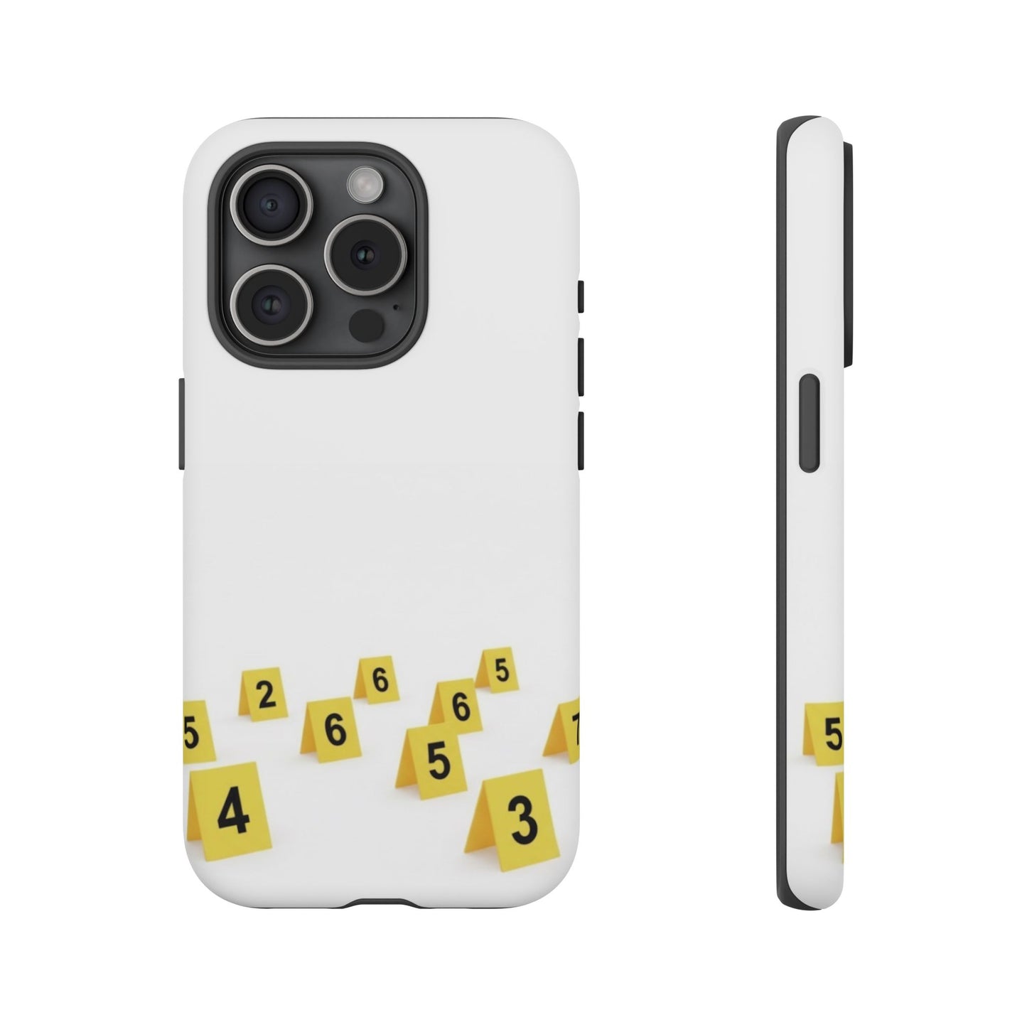 Scene marker Phone Case, Tough Protective Cover, Unique Gift for Detectives, Police Officers, Halloween, Funny Gift