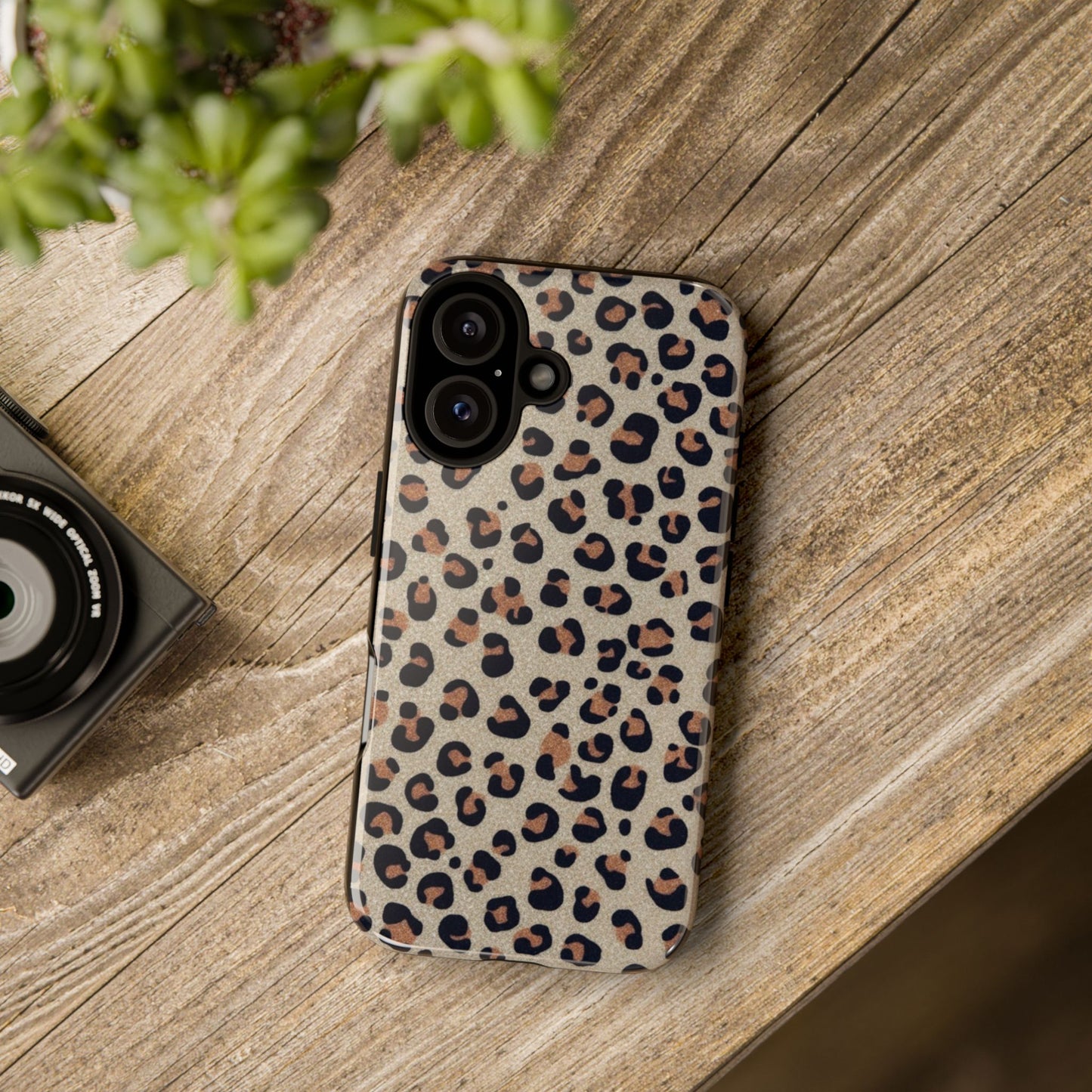 Leopard glitter Stylish Phone Case - Tough Cases with Chic Leopard Print Design, Animal Print Case, Trendy Cell Cover, Gifts for Her, Fashionable Tech [...]