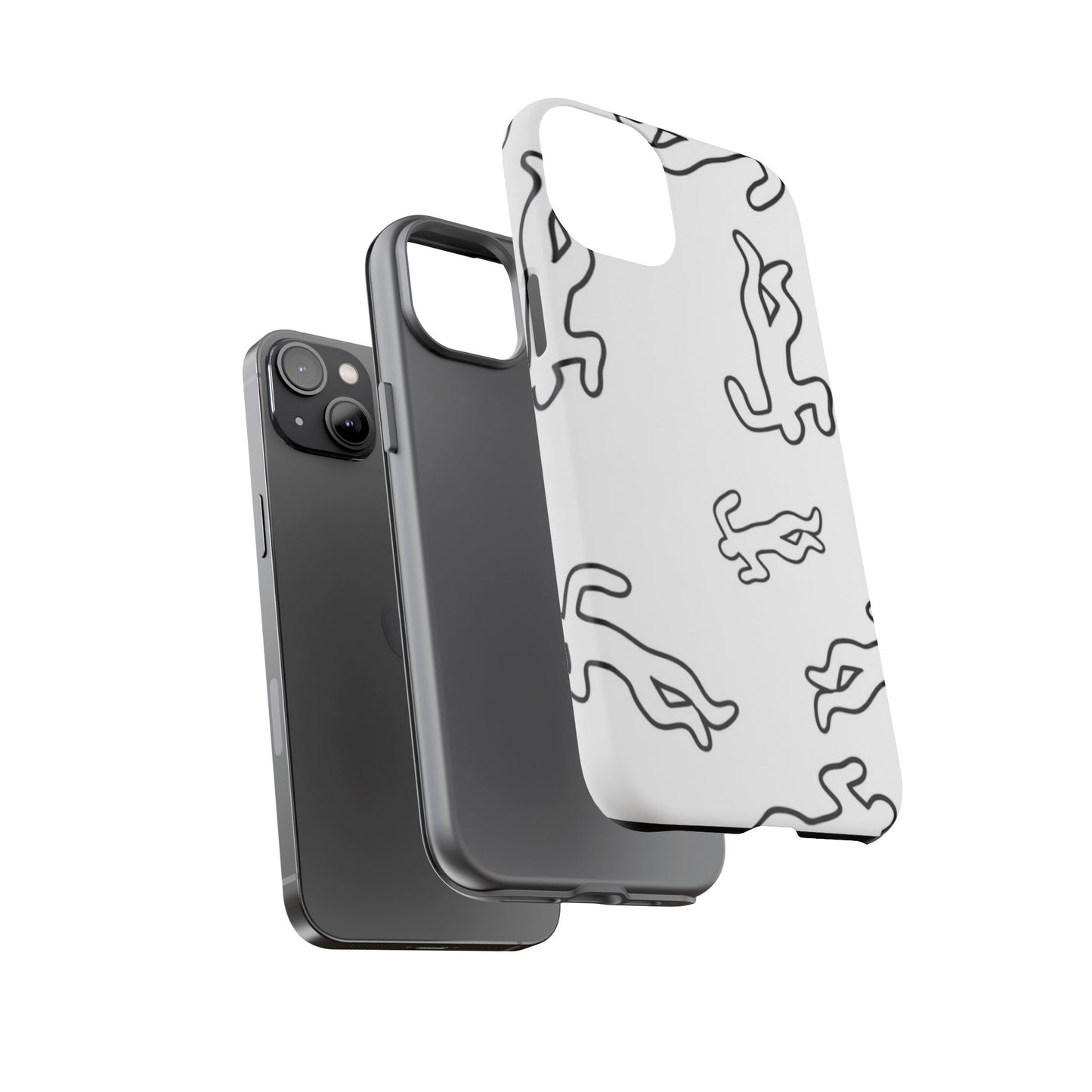 Chalk outline scene  Tough case Protectors, Trendy Cell Phone Cover, Unique Gift for Him or Her, Modern Art Accessory, Fun Design for All [...]