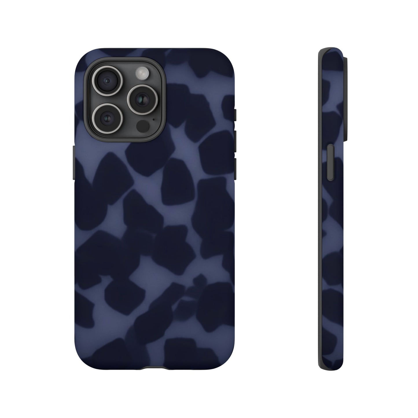 Jumbo Tortoise shell Navy Tuff Phone Case, Tough Cases with Sleek Modern Design for Protection, Gift for Tech Enthusiasts, Perfect for Any Occasion