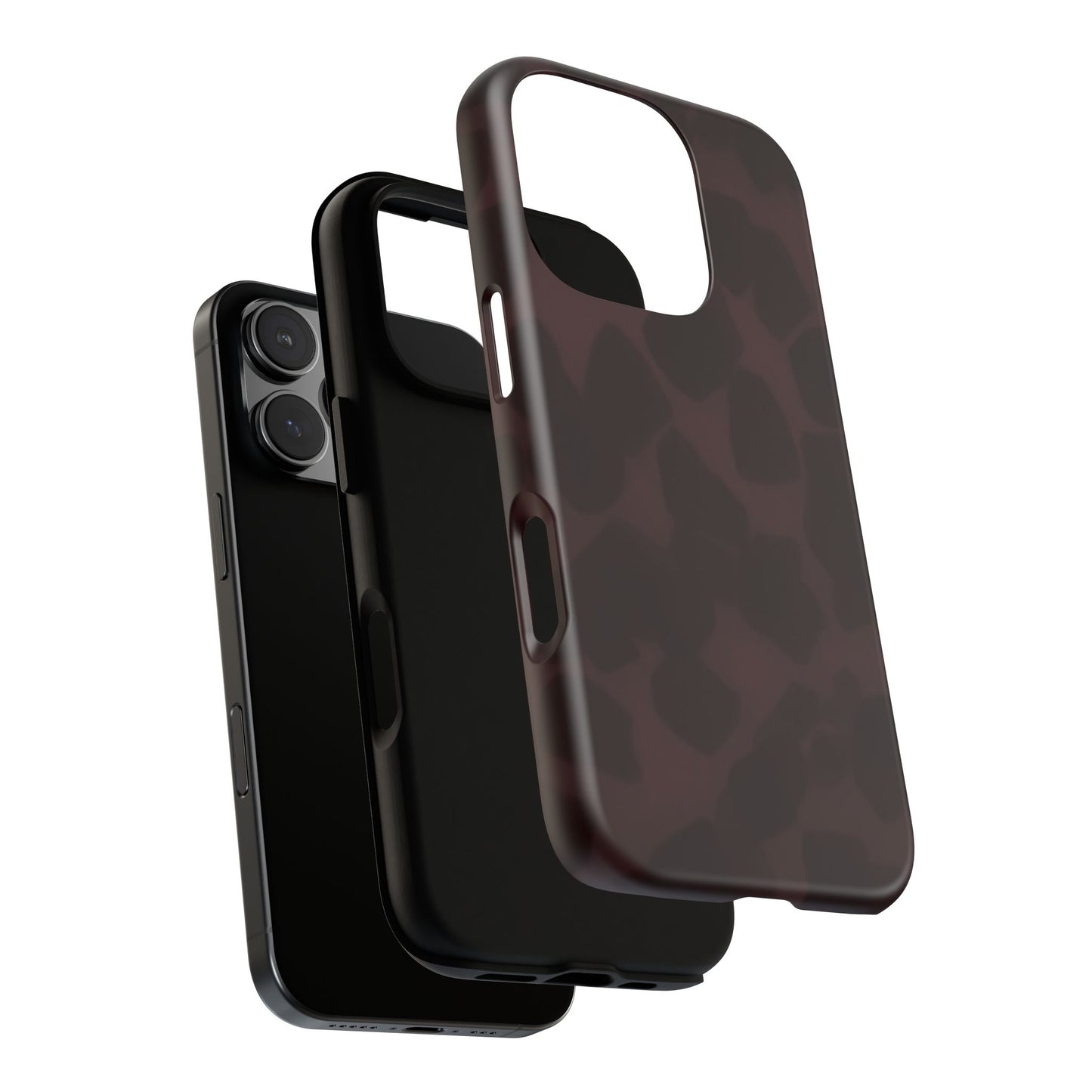 Maroon Jumbo Tortoise shell Stylish Phone Cases, Durable Phone Cover, Cheetah Print Case, Trendy Mobile Accessories, Unique Gift Ideas