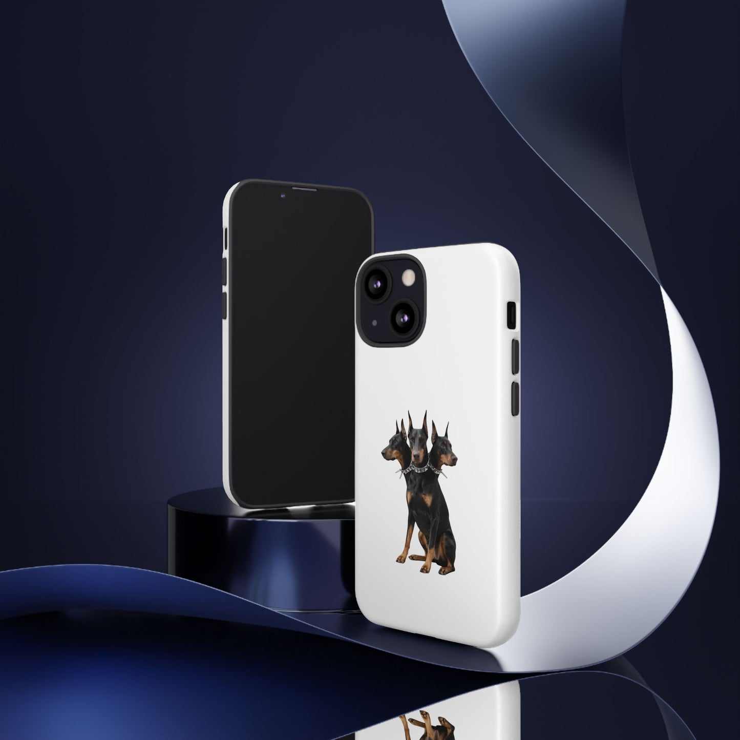 Doberman triple head tough case, Design | Perfect Gift for Dog Lovers, Pet Owners, Animal Enthusiasts, Birthdays, Christmas, Everyday Use