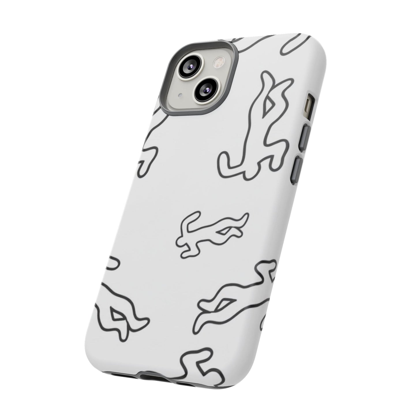 Chalk outline scene  Tough case Protectors, Trendy Cell Phone Cover, Unique Gift for Him or Her, Modern Art Accessory, Fun Design for All [...]