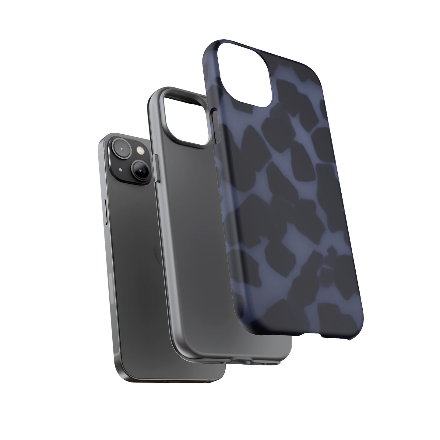 Jumbo Tortoise shell Navy Tuff Phone Case, Tough Cases with Sleek Modern Design for Protection, Gift for Tech Enthusiasts, Perfect for Any Occasion