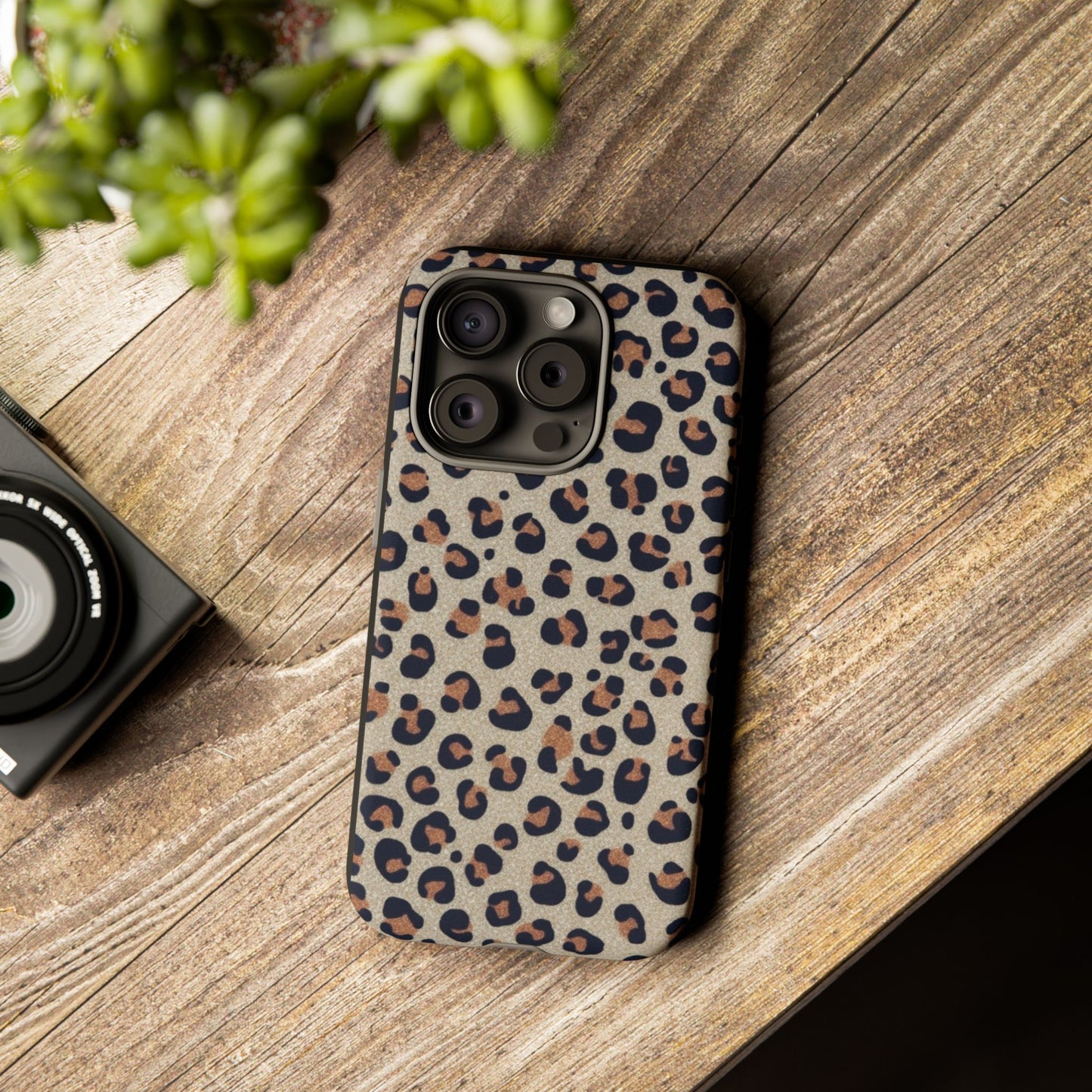 Leopard glitter Stylish Phone Case - Tough Cases with Chic Leopard Print Design, Animal Print Case, Trendy Cell Cover, Gifts for Her, Fashionable Tech [...]
