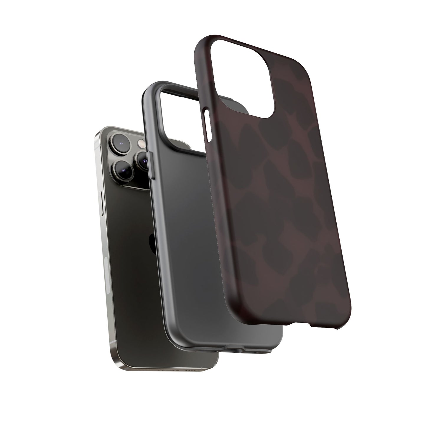 Maroon Jumbo Tortoise shell Stylish Phone Cases, Durable Phone Cover, Cheetah Print Case, Trendy Mobile Accessories, Unique Gift Ideas