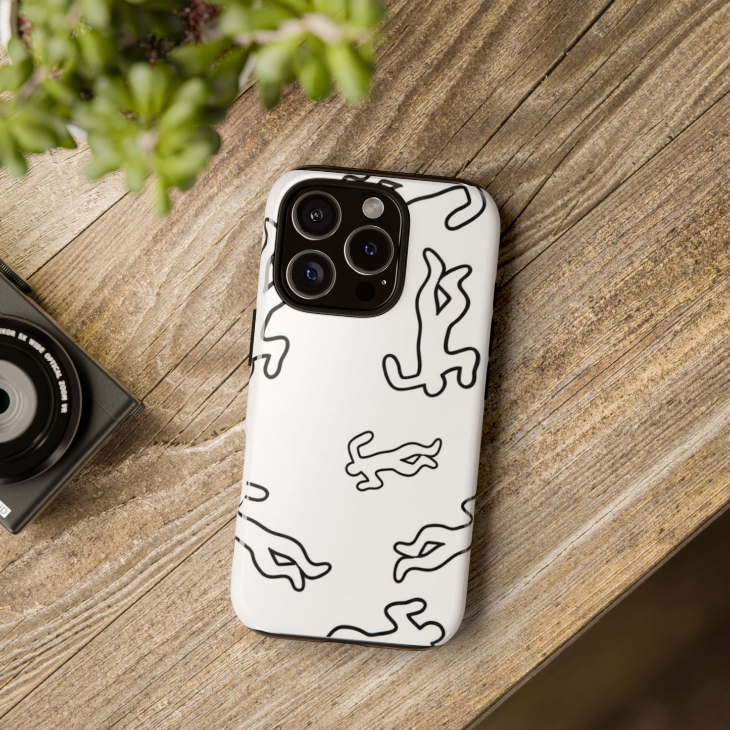 Chalk outline scene  Tough case Protectors, Trendy Cell Phone Cover, Unique Gift for Him or Her, Modern Art Accessory, Fun Design for All [...]