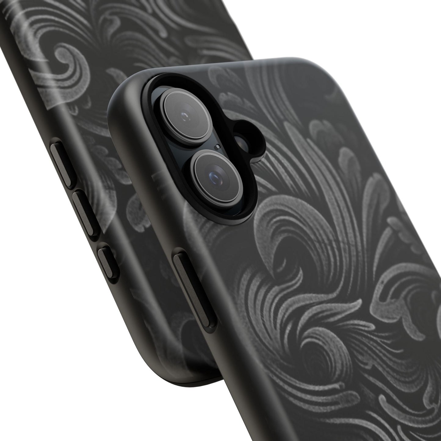 Black fortune Phone Case, Tough Cases, Stylish Phone Cover, Unique Gift for Her, Phone Protection, Floral Design Case
