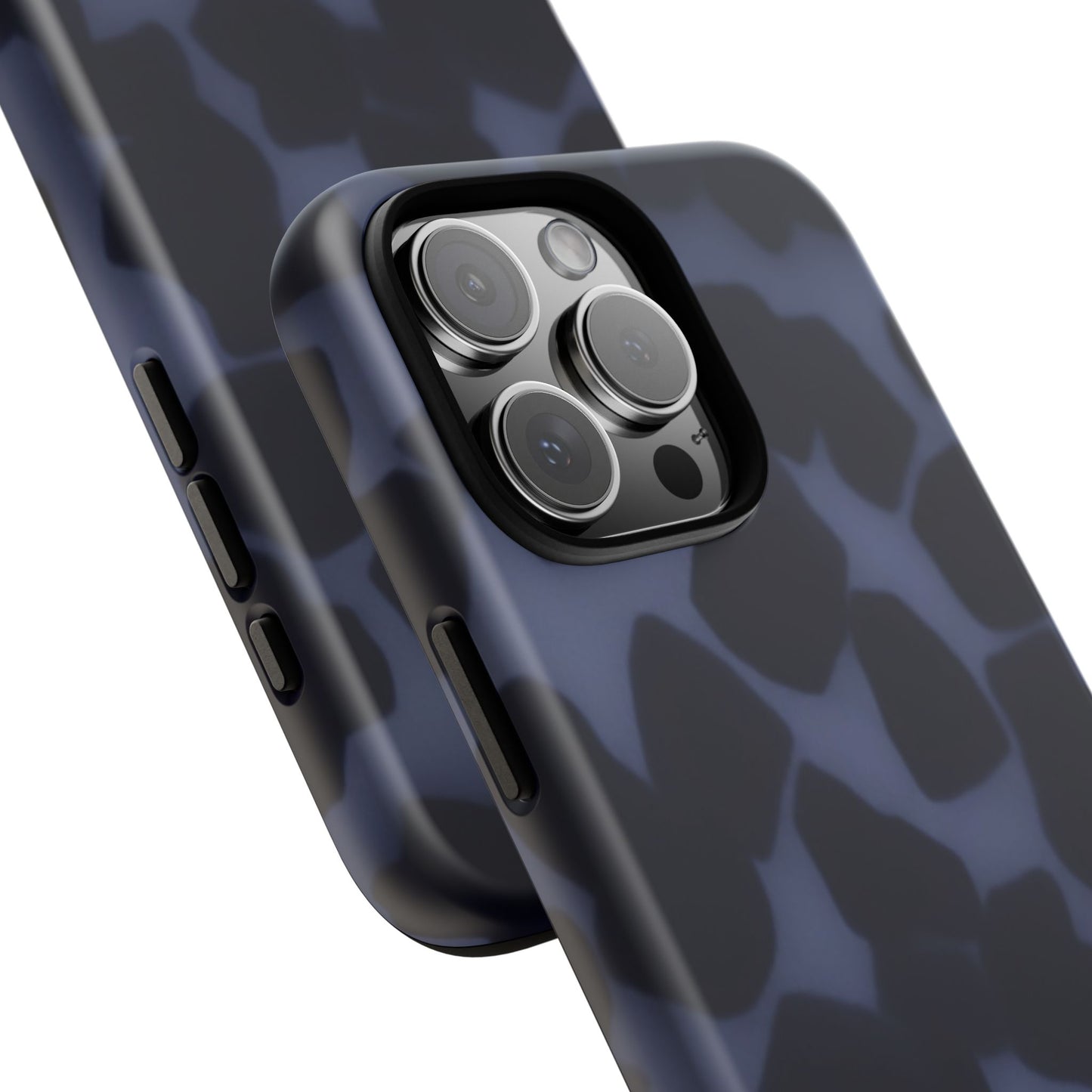 Jumbo Tortoise shell Navy Tuff Phone Case, Tough Cases with Sleek Modern Design for Protection, Gift for Tech Enthusiasts, Perfect for Any Occasion