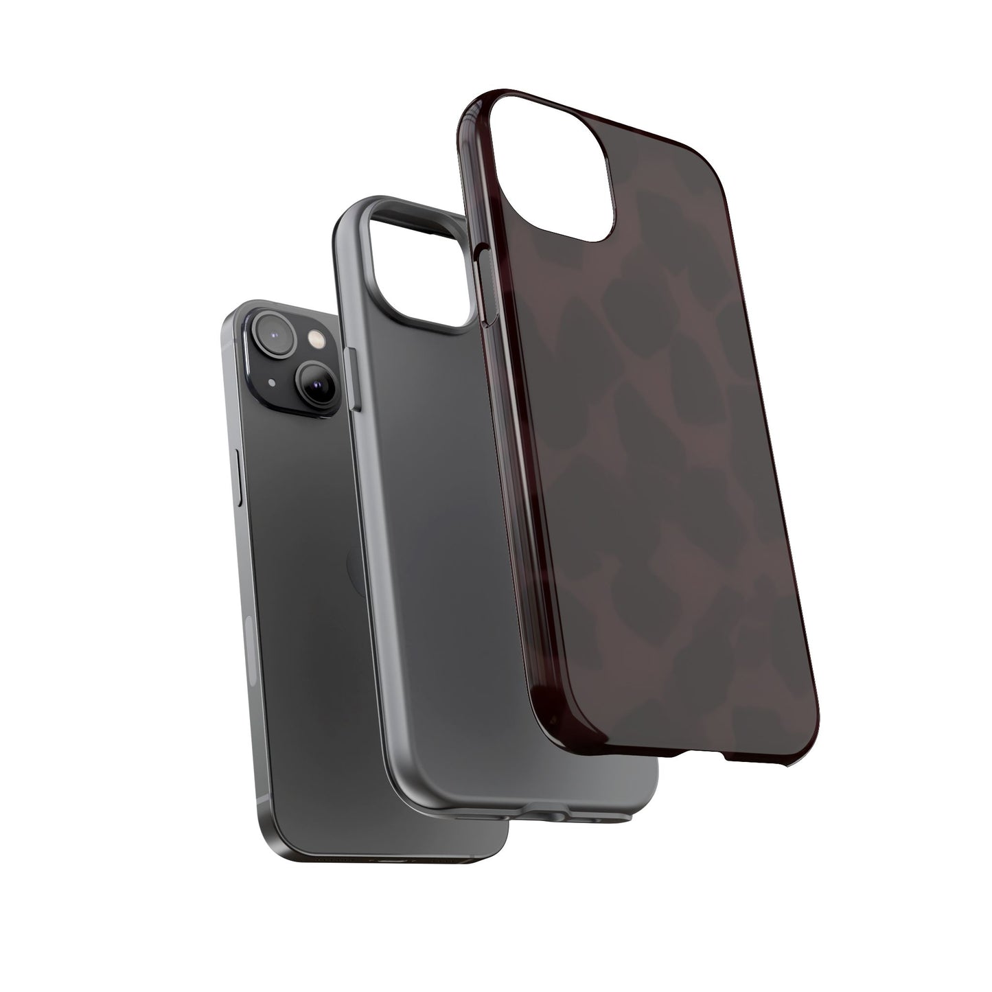 Maroon Jumbo Tortoise shell Stylish Phone Cases, Durable Phone Cover, Cheetah Print Case, Trendy Mobile Accessories, Unique Gift Ideas