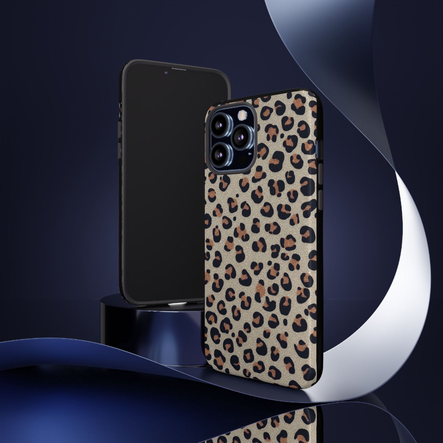 Leopard glitter Stylish Phone Case - Tough Cases with Chic Leopard Print Design, Animal Print Case, Trendy Cell Cover, Gifts for Her, Fashionable Tech [...]