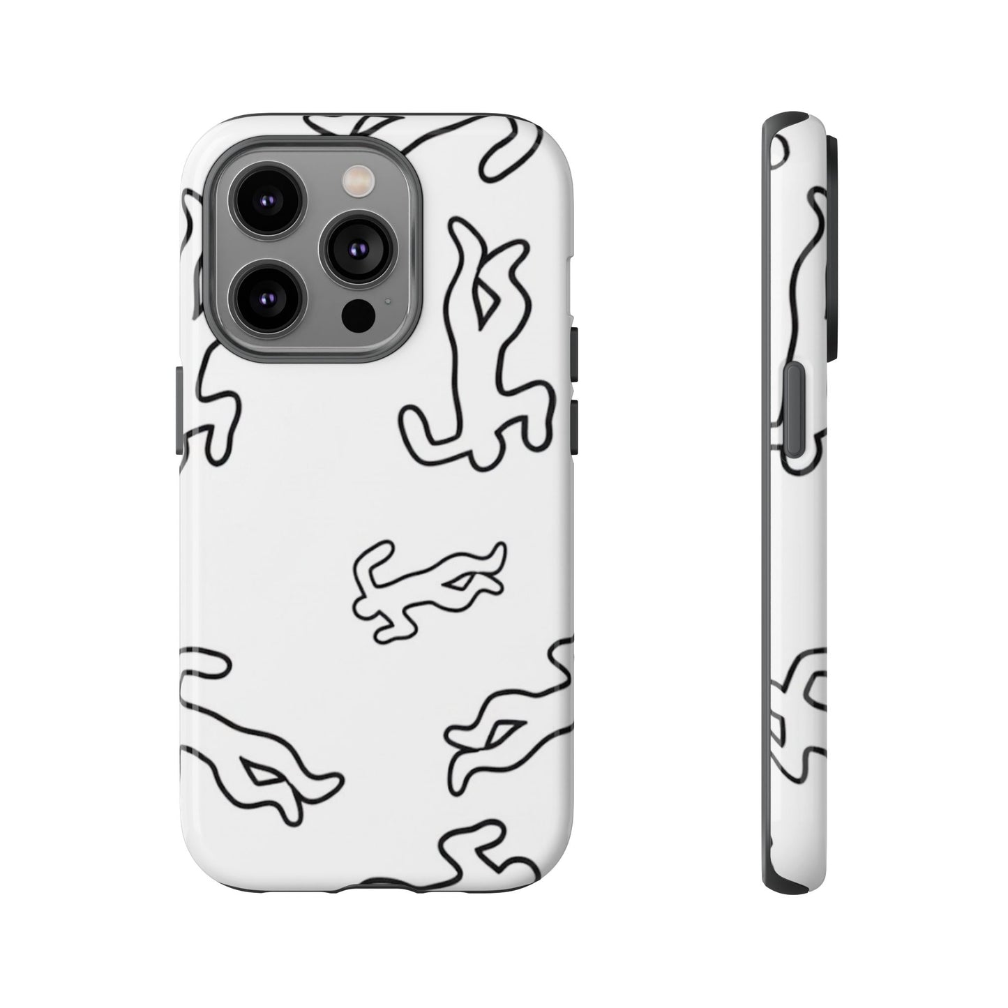Chalk outline scene  Tough case Protectors, Trendy Cell Phone Cover, Unique Gift for Him or Her, Modern Art Accessory, Fun Design for All [...]