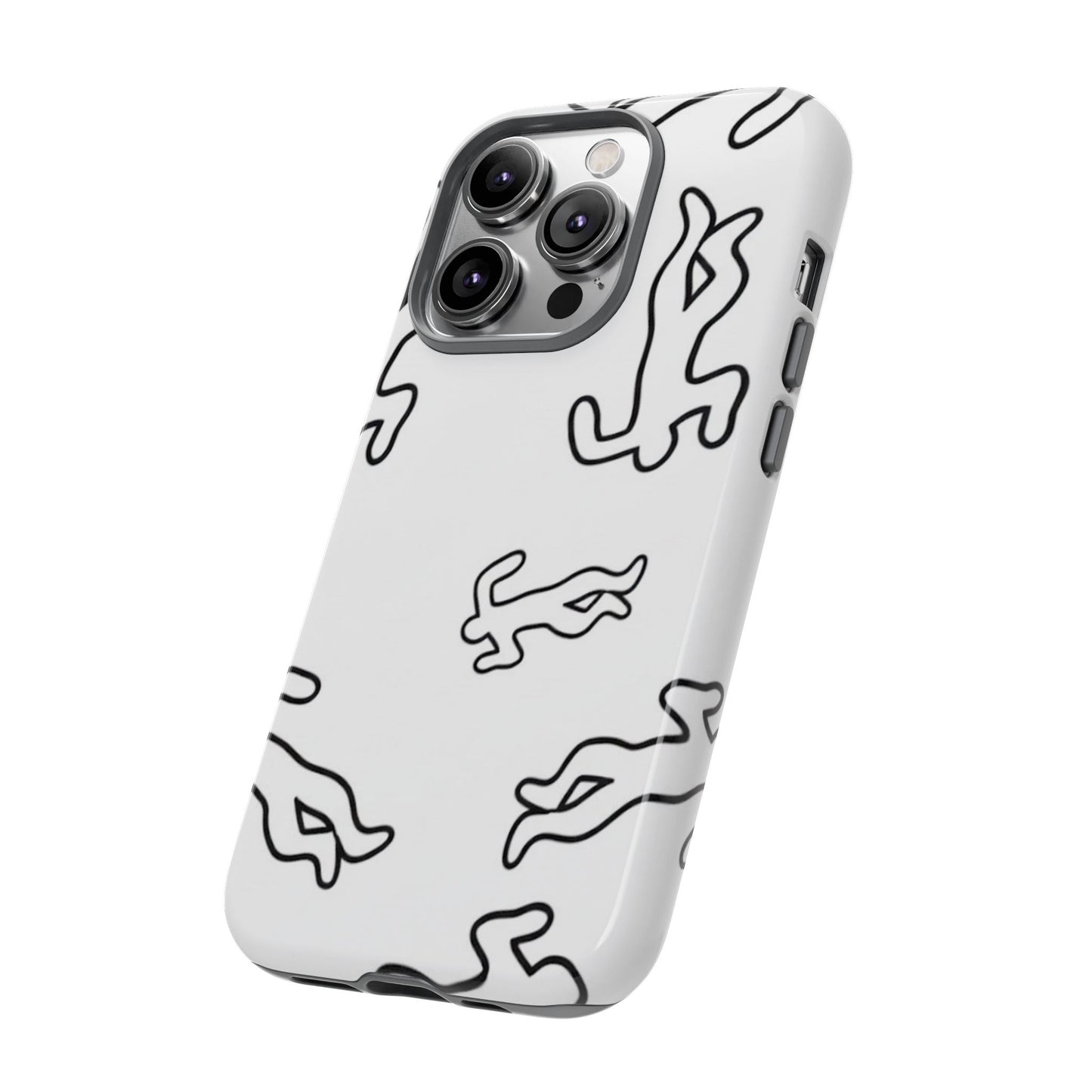 Chalk outline scene  Tough case Protectors, Trendy Cell Phone Cover, Unique Gift for Him or Her, Modern Art Accessory, Fun Design for All [...]
