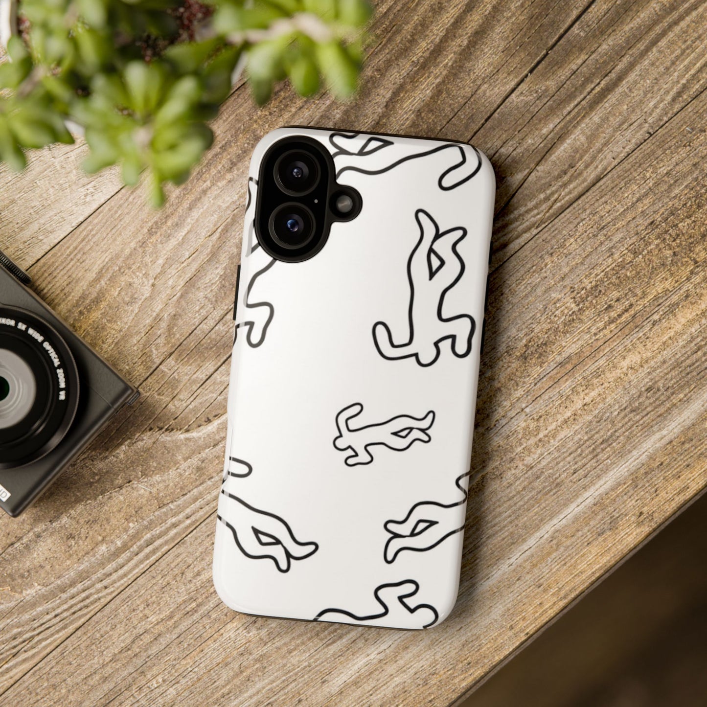 Chalk outline scene  Tough case Protectors, Trendy Cell Phone Cover, Unique Gift for Him or Her, Modern Art Accessory, Fun Design for All [...]