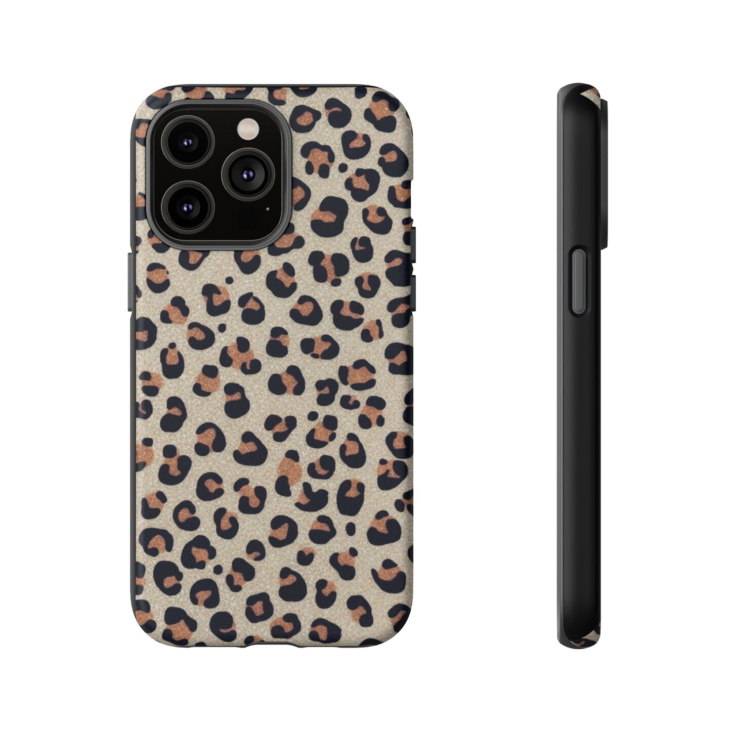 Leopard glitter Stylish Phone Case - Tough Cases with Chic Leopard Print Design, Animal Print Case, Trendy Cell Cover, Gifts for Her, Fashionable Tech [...]