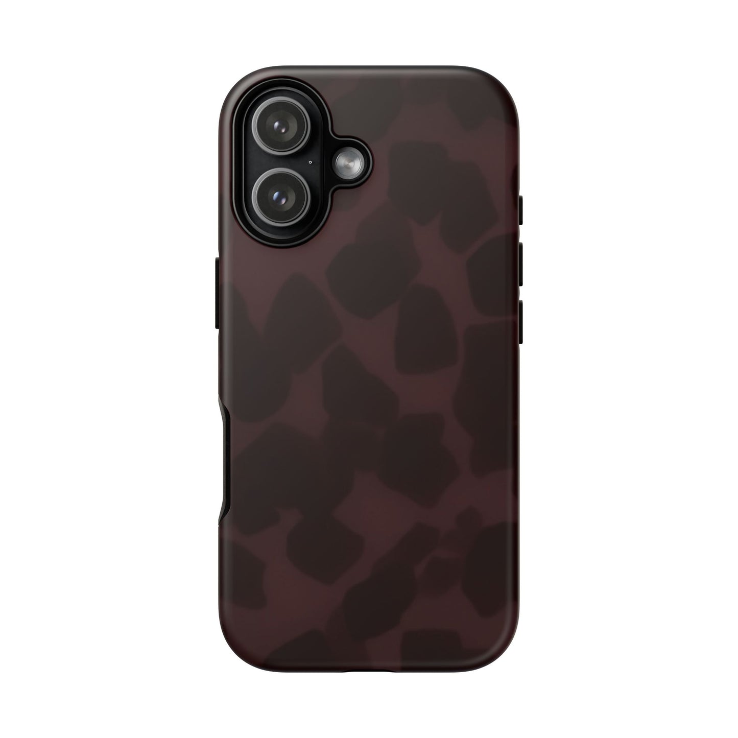 Maroon Jumbo Tortoise shell Stylish Phone Cases, Durable Phone Cover, Cheetah Print Case, Trendy Mobile Accessories, Unique Gift Ideas
